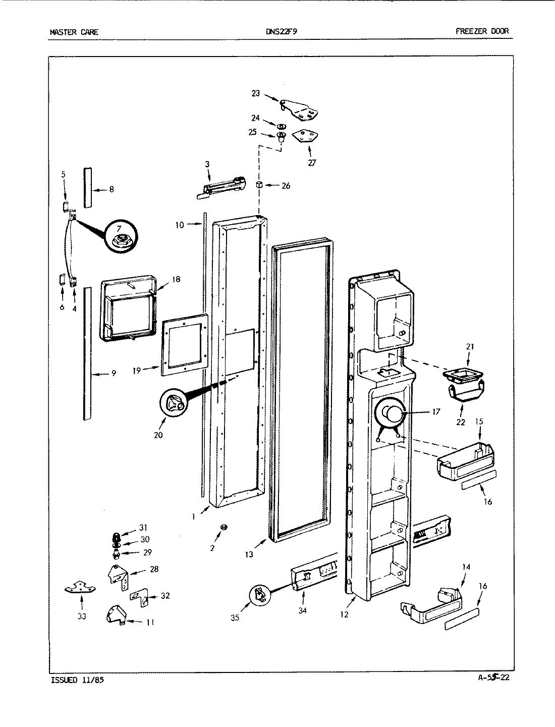 02 - FREEZER DOOR