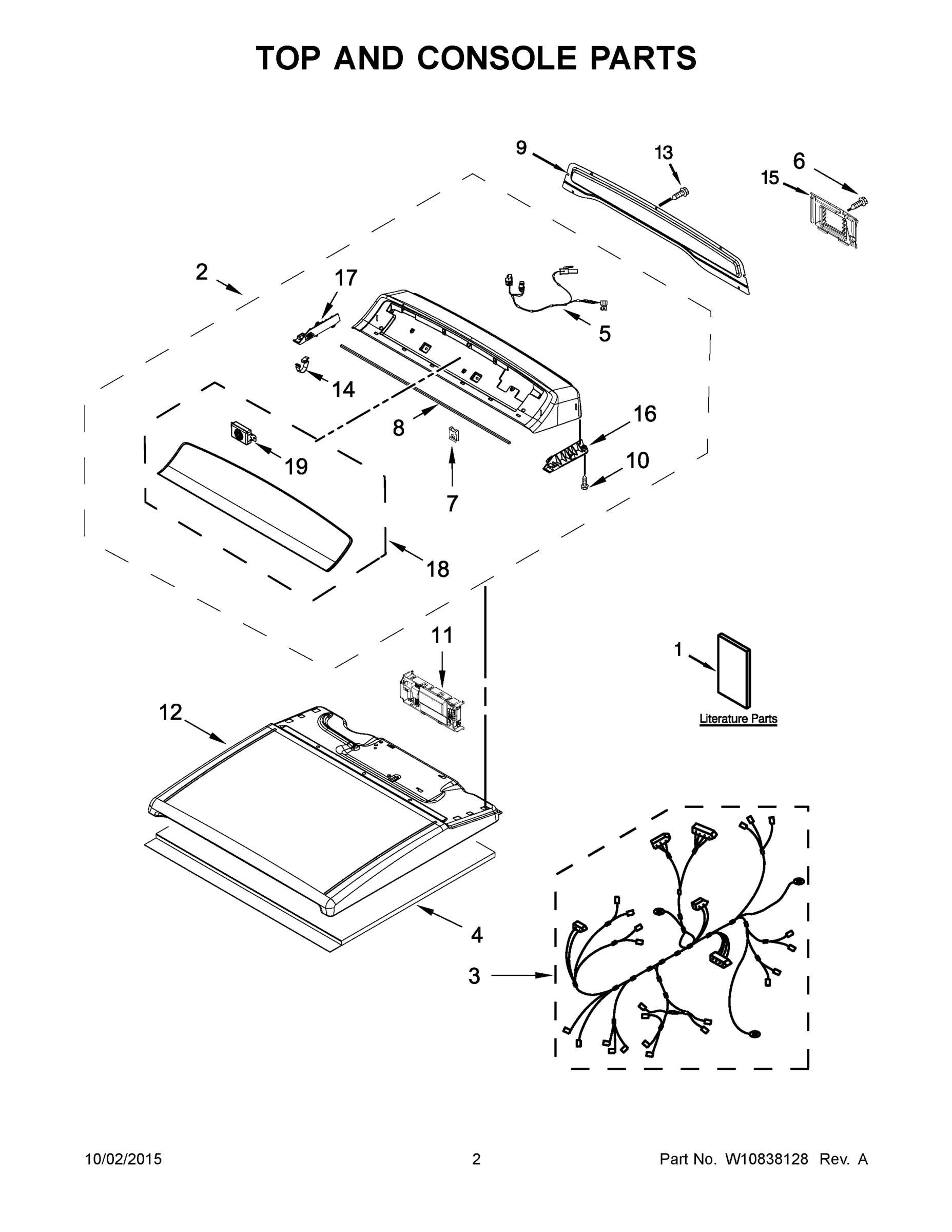 02 - TOP AND CONSOLE PARTS