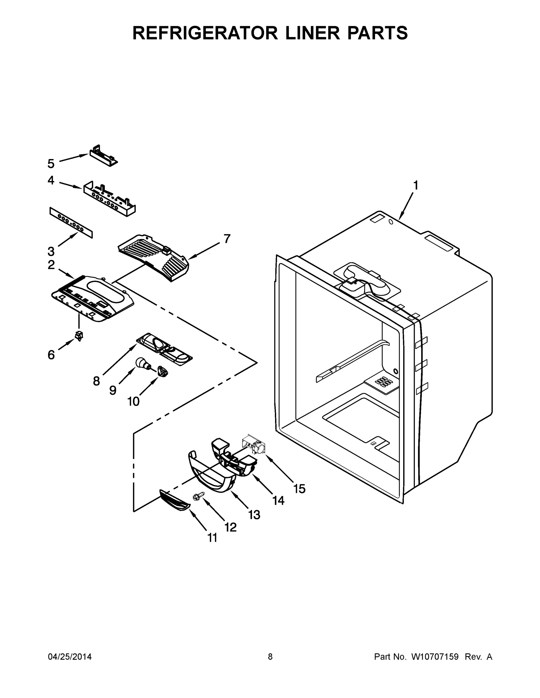 05 - REFRIGERATOR LINER PARTS