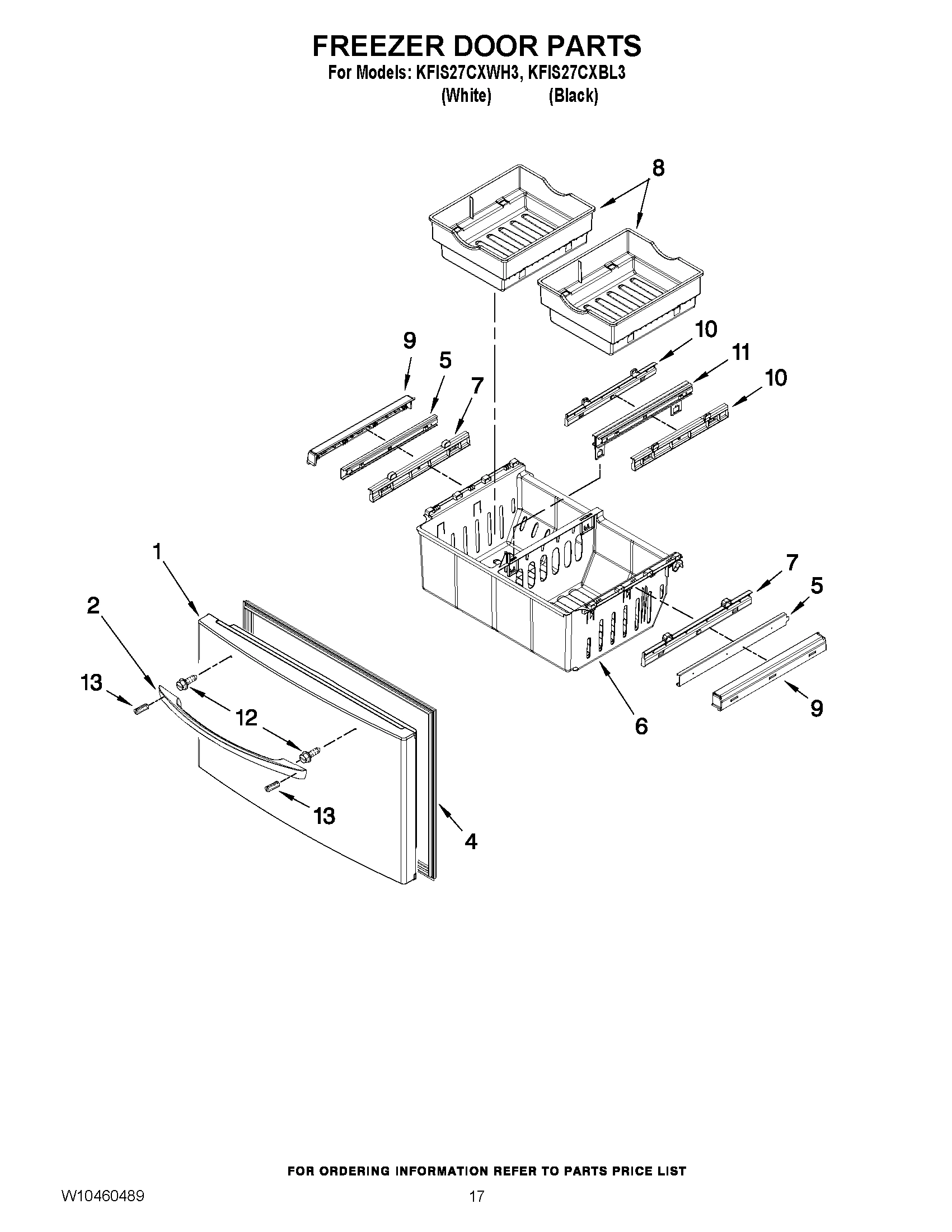 09 - FREEZER DOOR PARTS