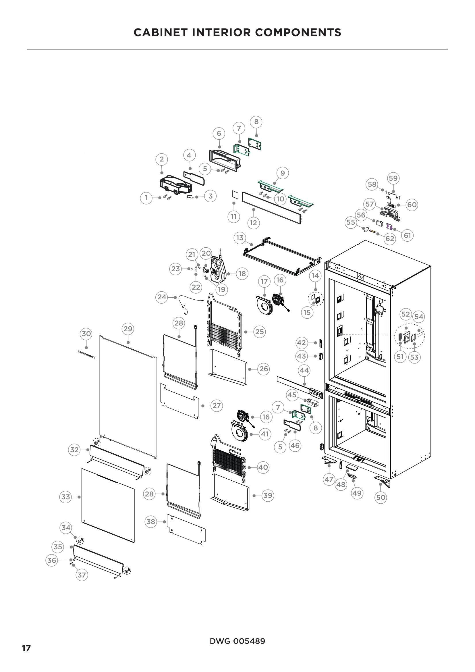 CABINET INTERIOR COMPONENTS