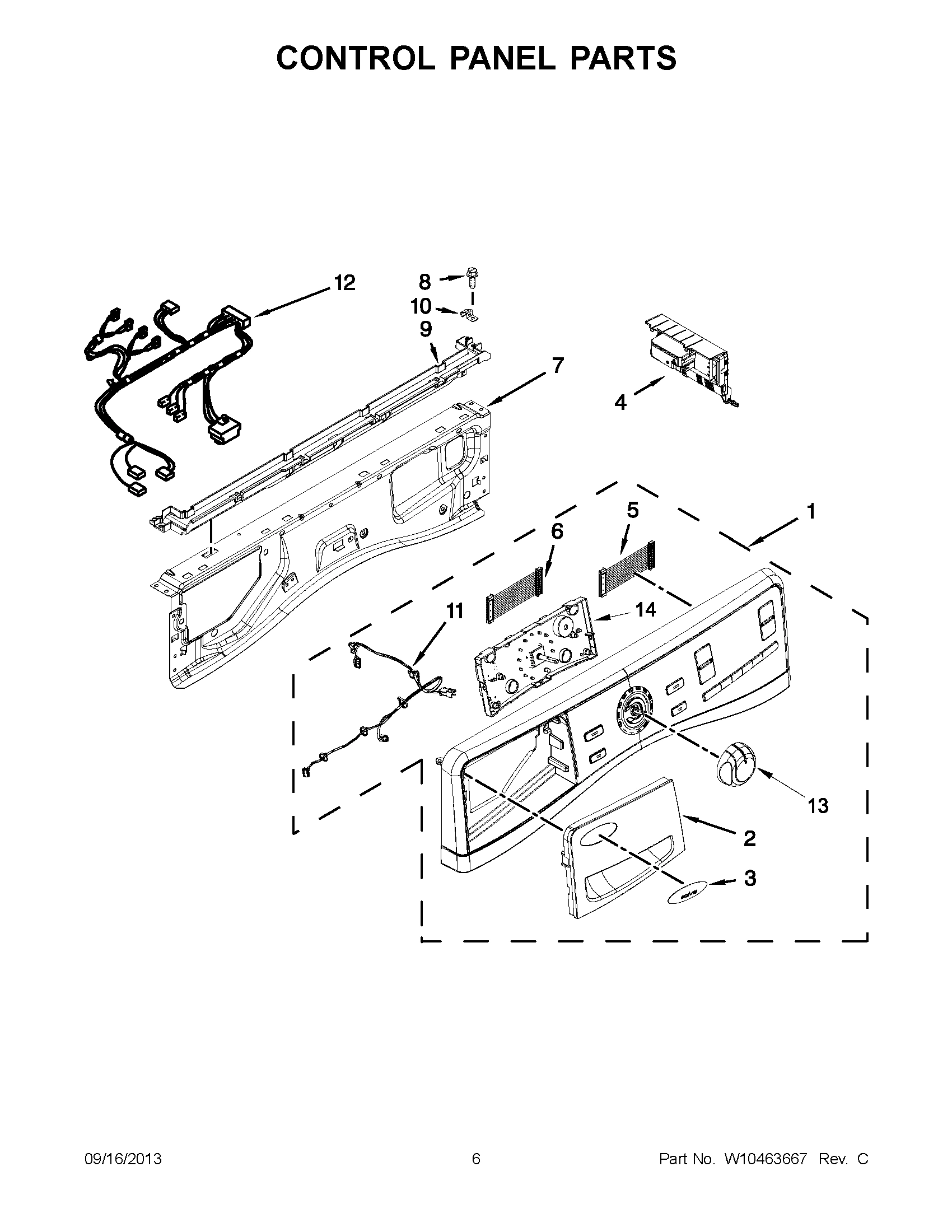 04 - CONTROL PANEL PARTS