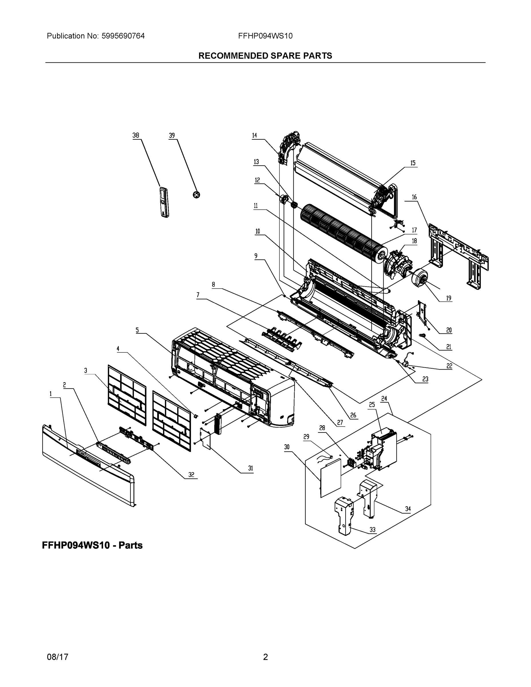 02 - RECOMMENDED SPARE PARTS