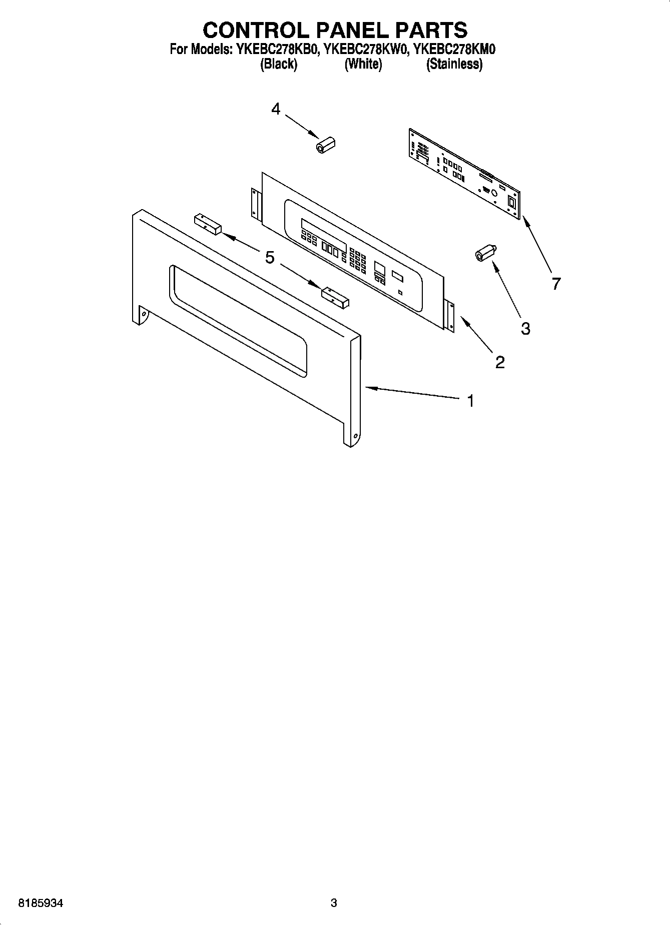 02 - CONTROL PANEL PARTS