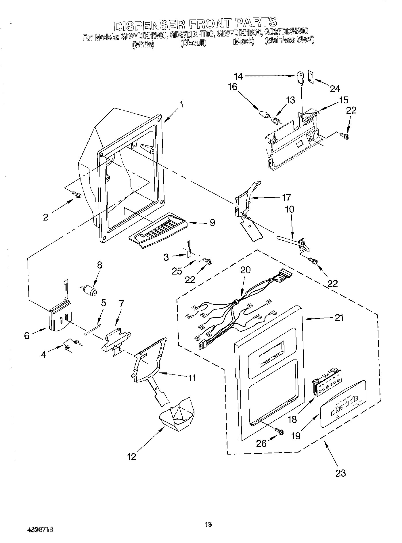 08 - DISPENSER FRONT