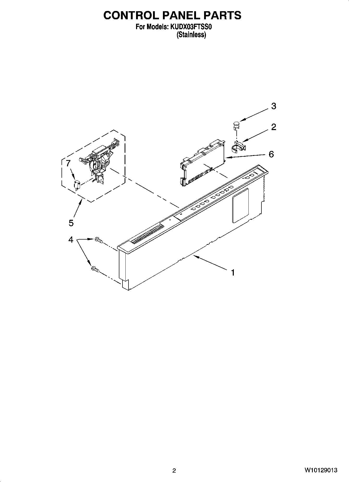 02 - CONTROL PANEL PARTS