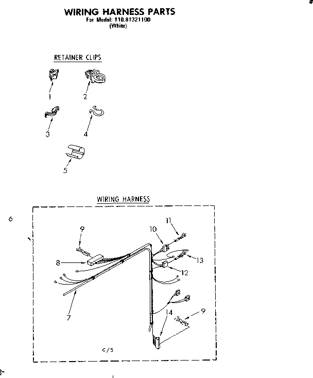 WIRING HARNESS PARTS