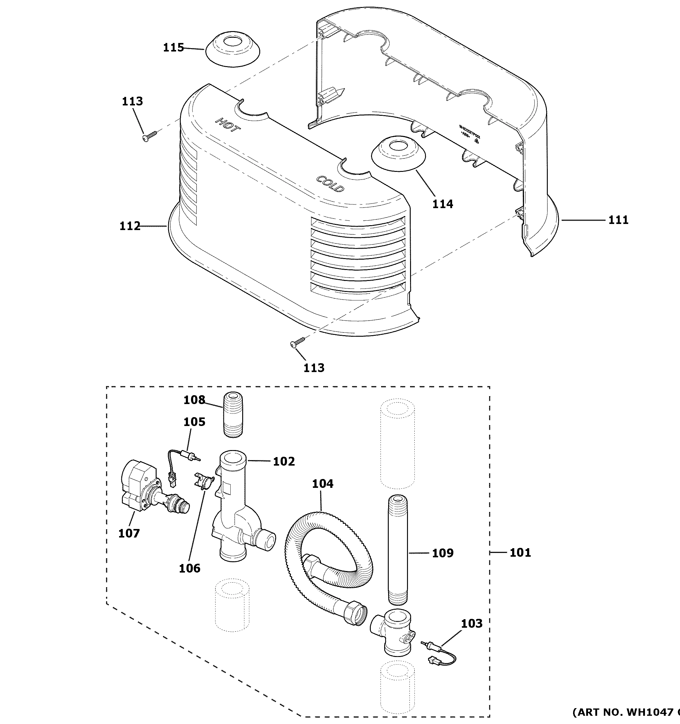 MIXING VALVE ASSEMBLY