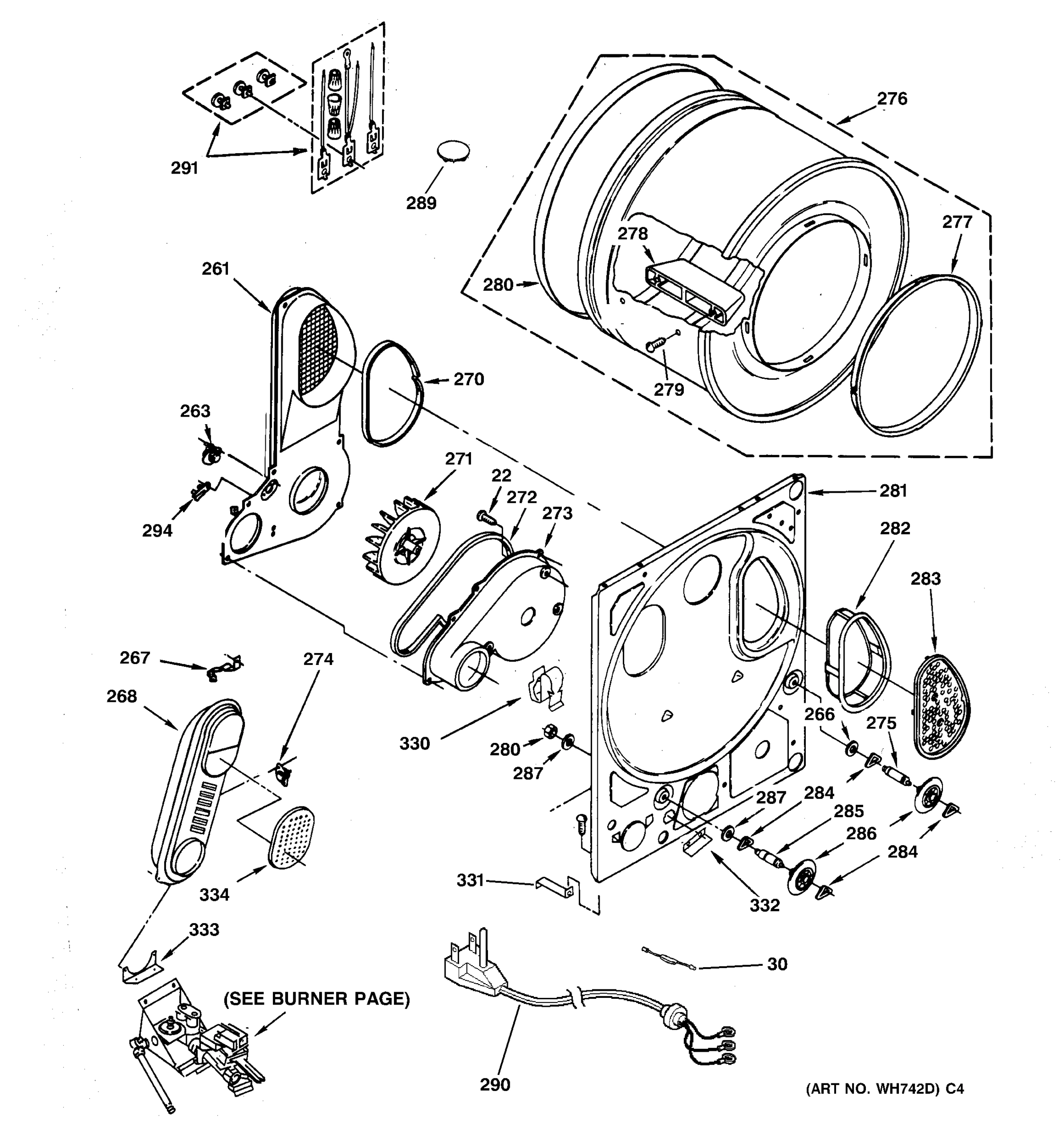 DRYER BULKHEAD PARTS