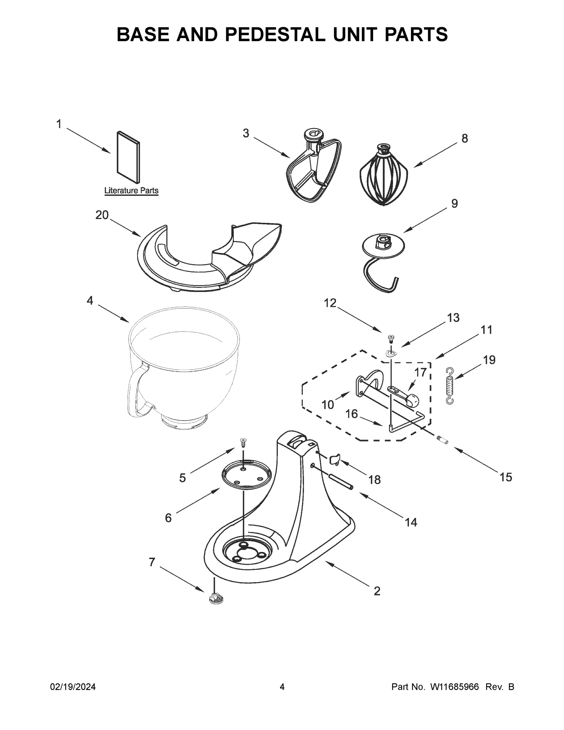 03 - BASE AND PEDESTAL UNIT PARTS