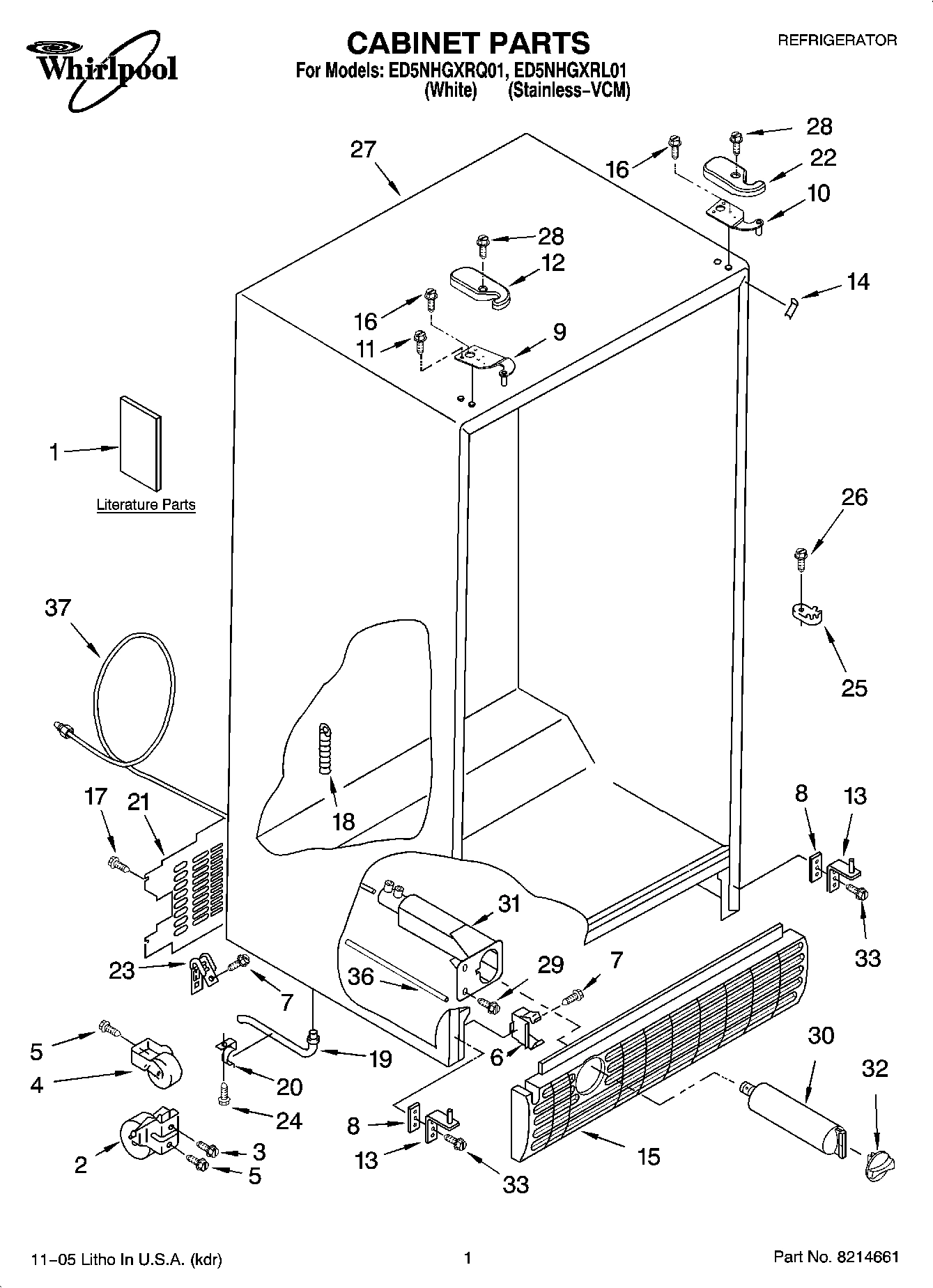 01 - CABINET PARTS