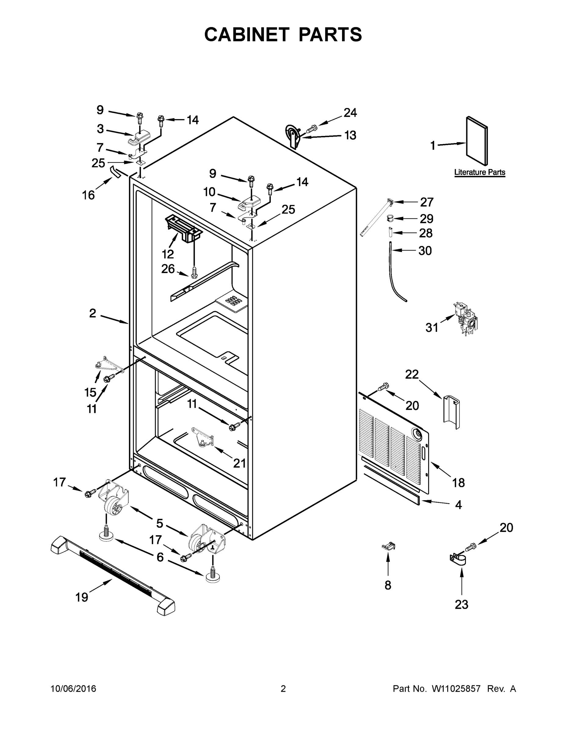 02 - CABINET PARTS