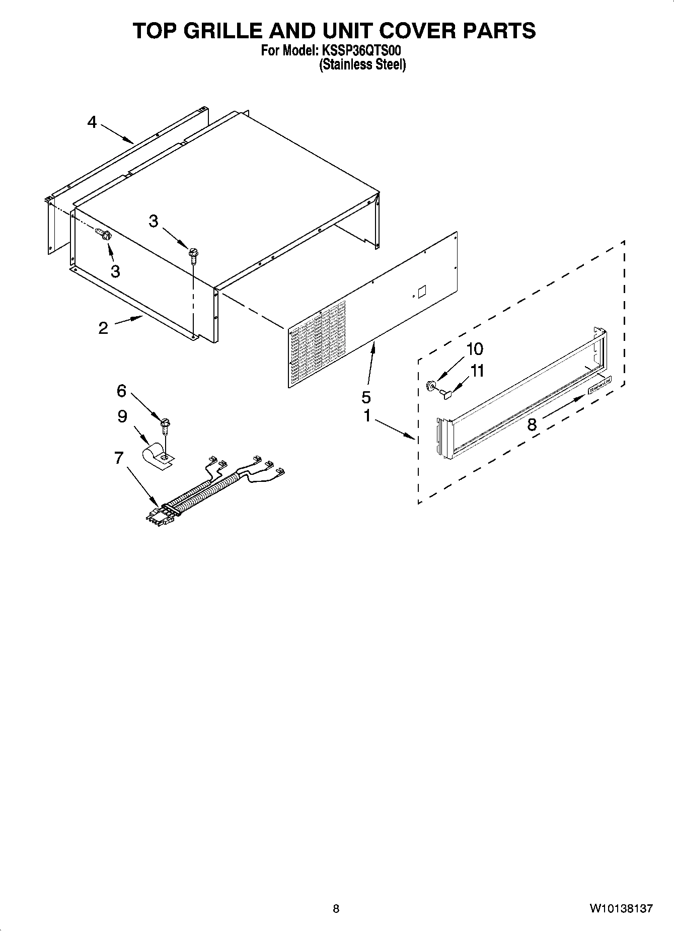 06 - TOP GRILLE AND UNIT COVER PARTS