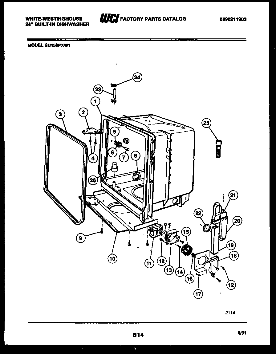 05 - TUB AND FRAME PARTS