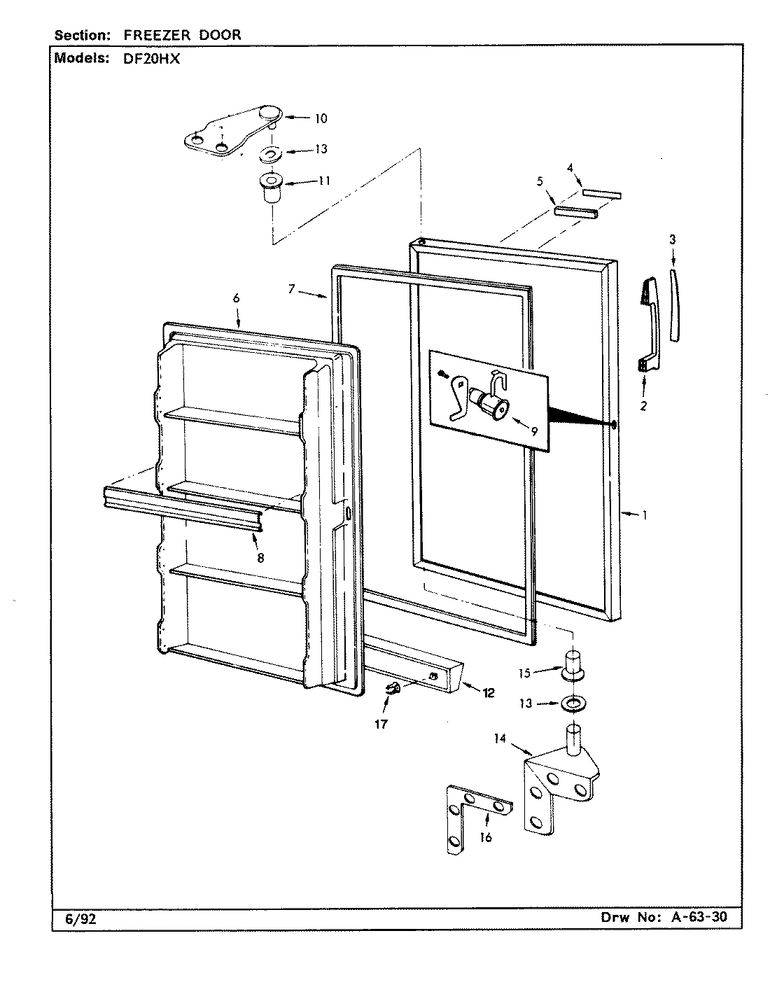 02 - FREEZER DOOR