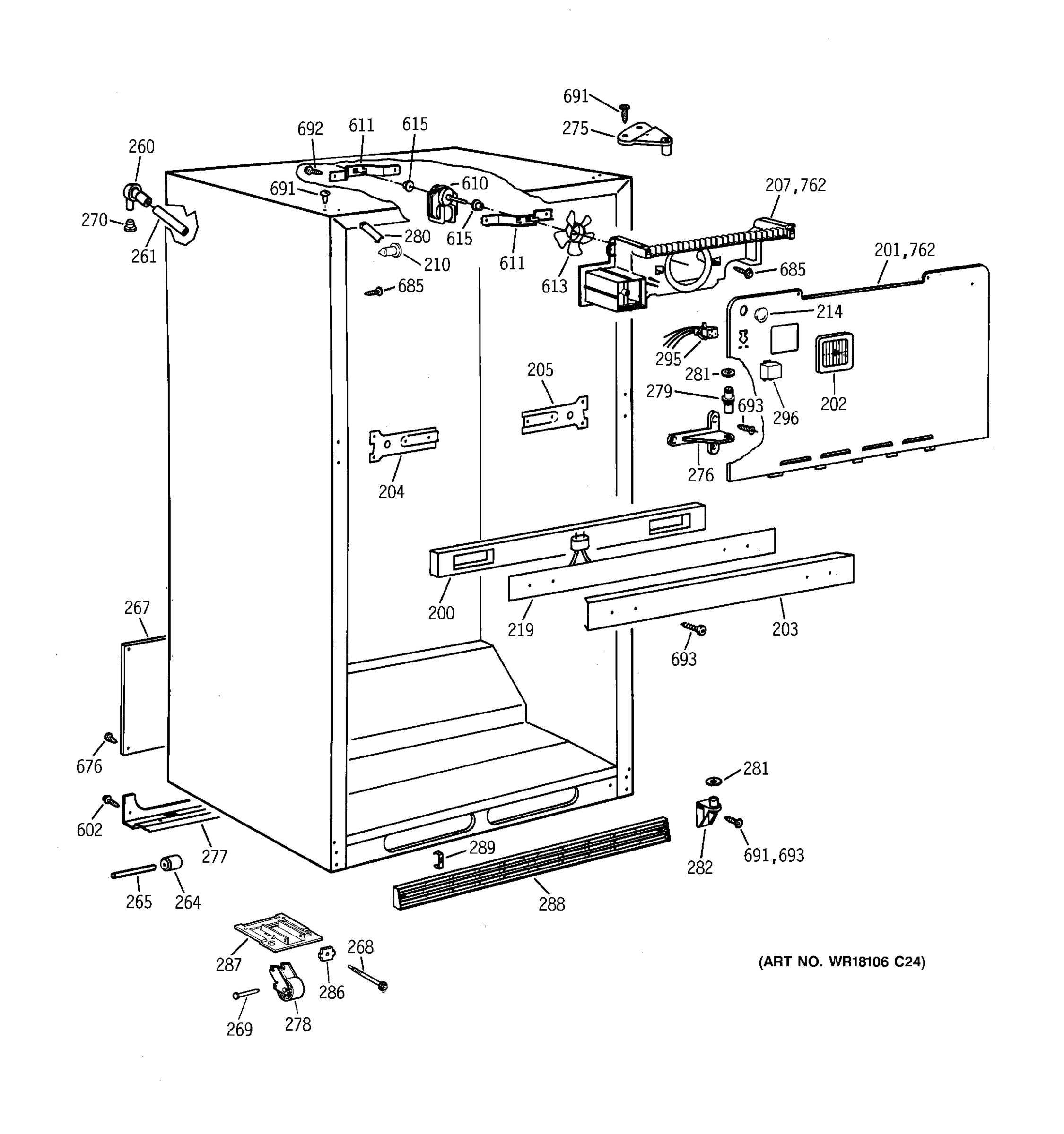 CABINET PARTS