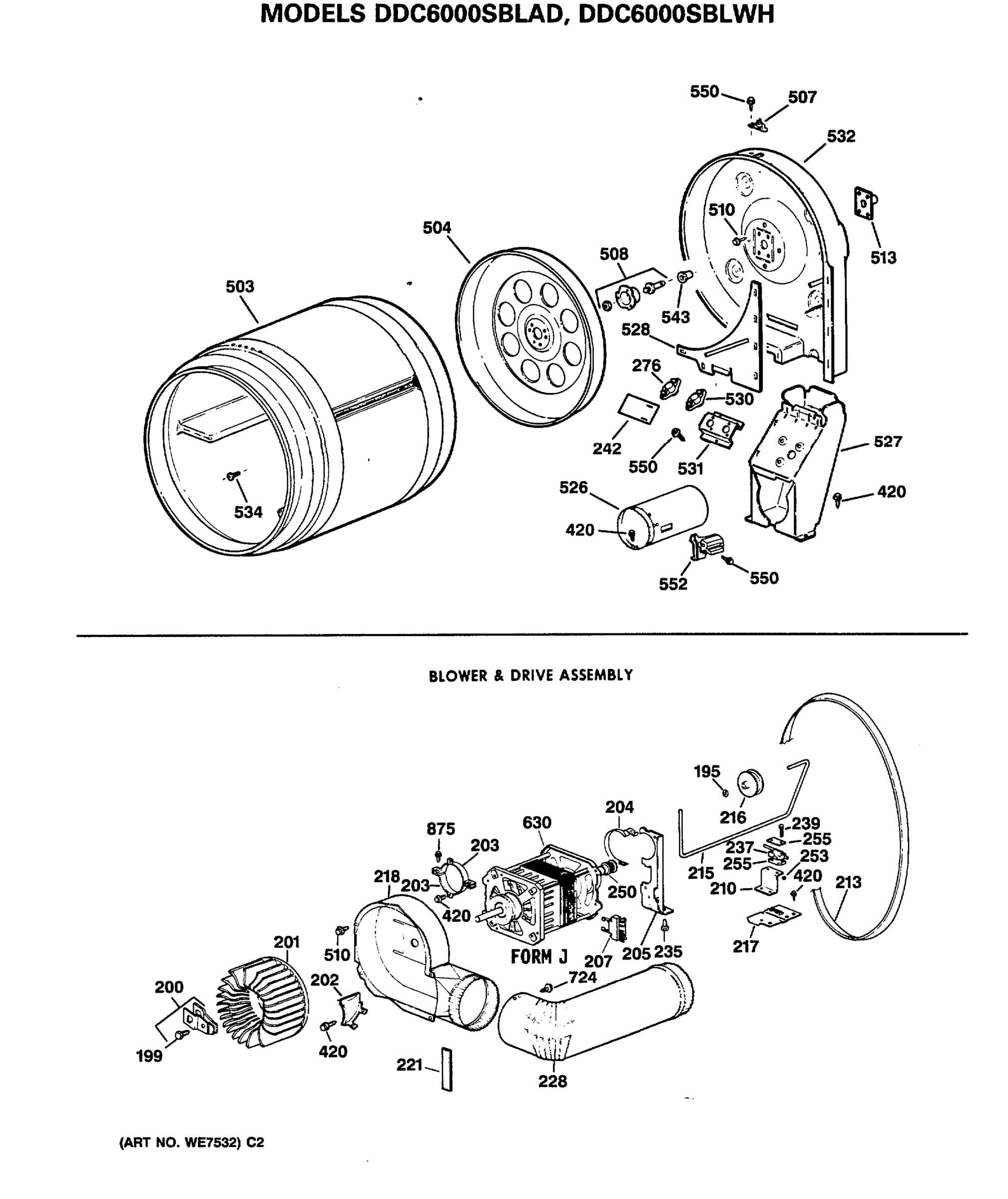BLOWER & DRIVE ASSEMBLY