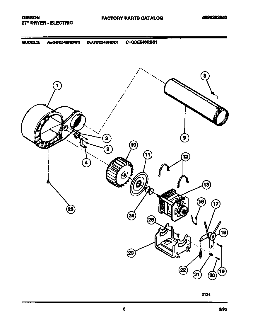 05 - MOTOR, FAN HSG., EXHAUST DUCT