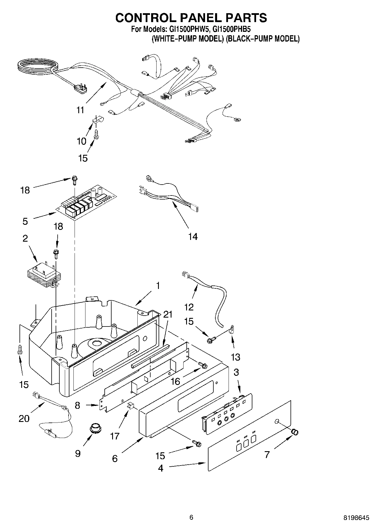 04 - CONTROL PANEL PARTS