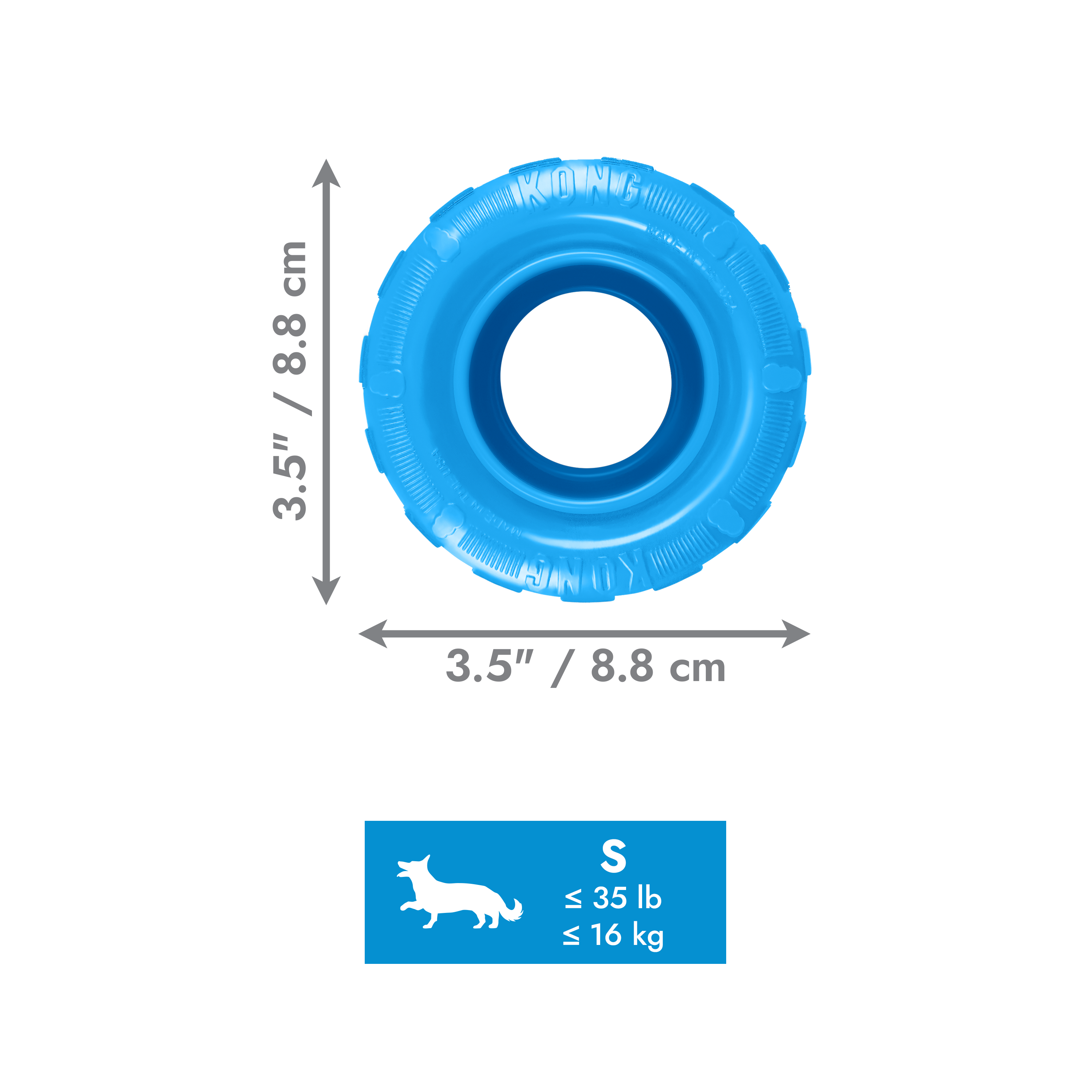 KONG Puppy Tires dimoffpack product image