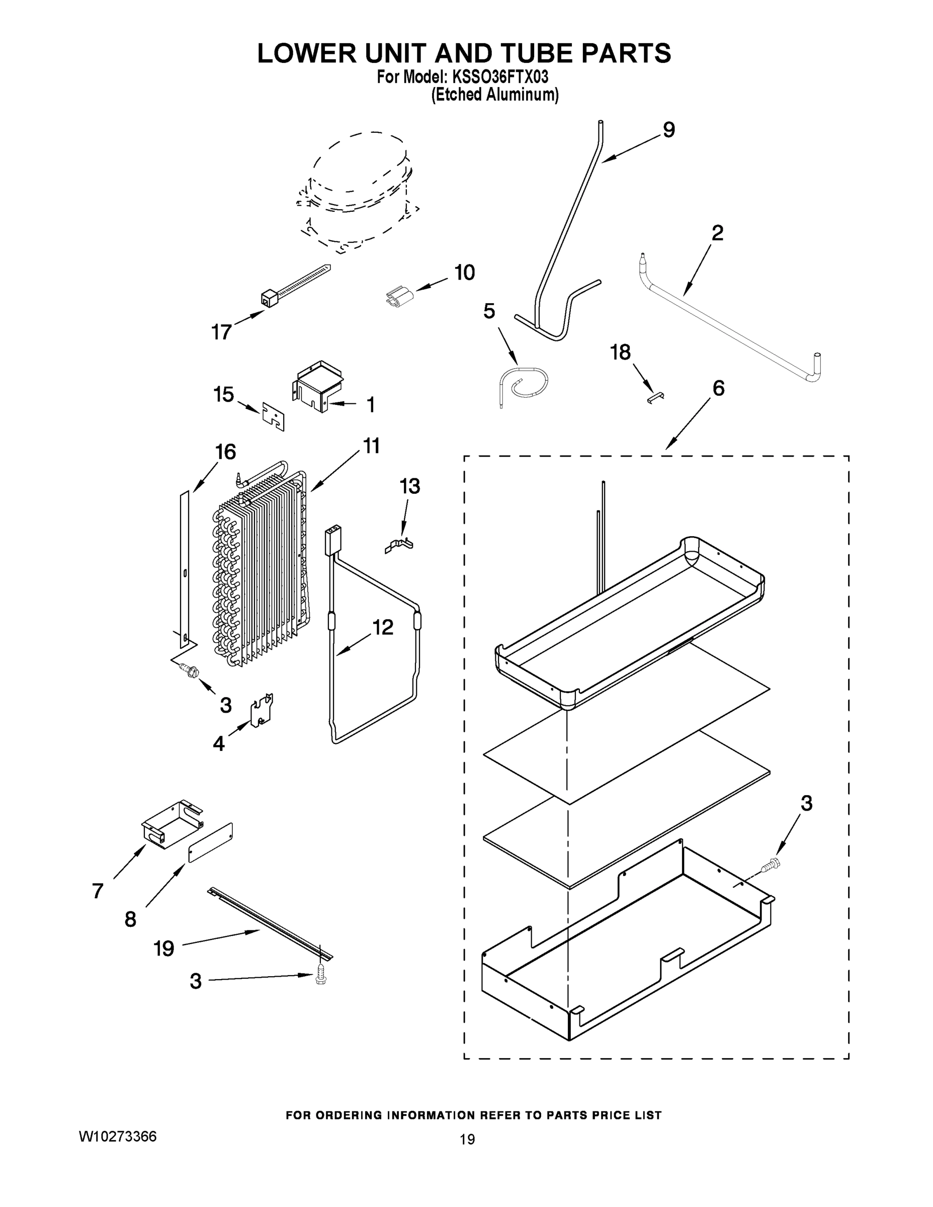 12 - LOWER UNIT AND TUBE PARTS