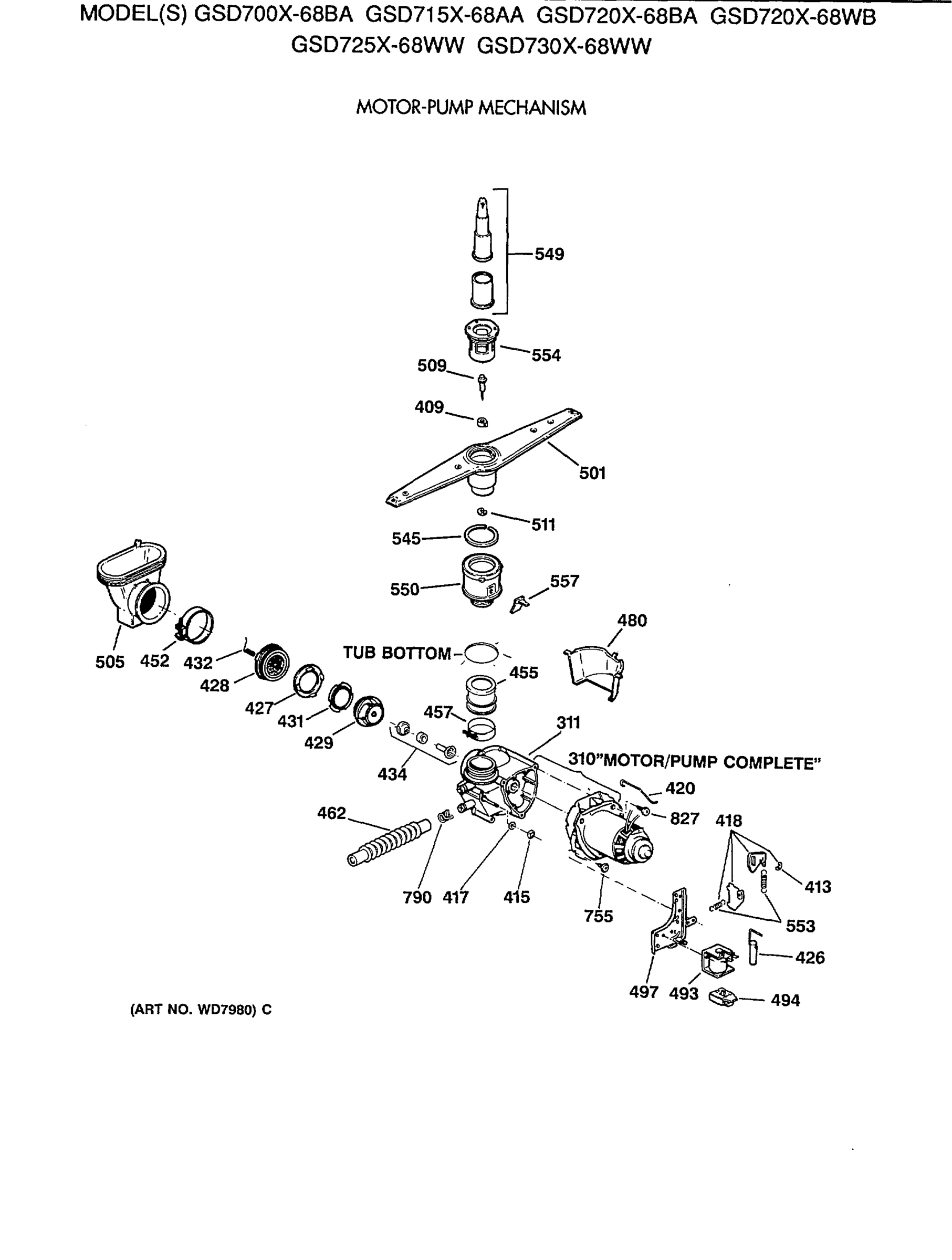MOTOR-PUMP MECHANISM