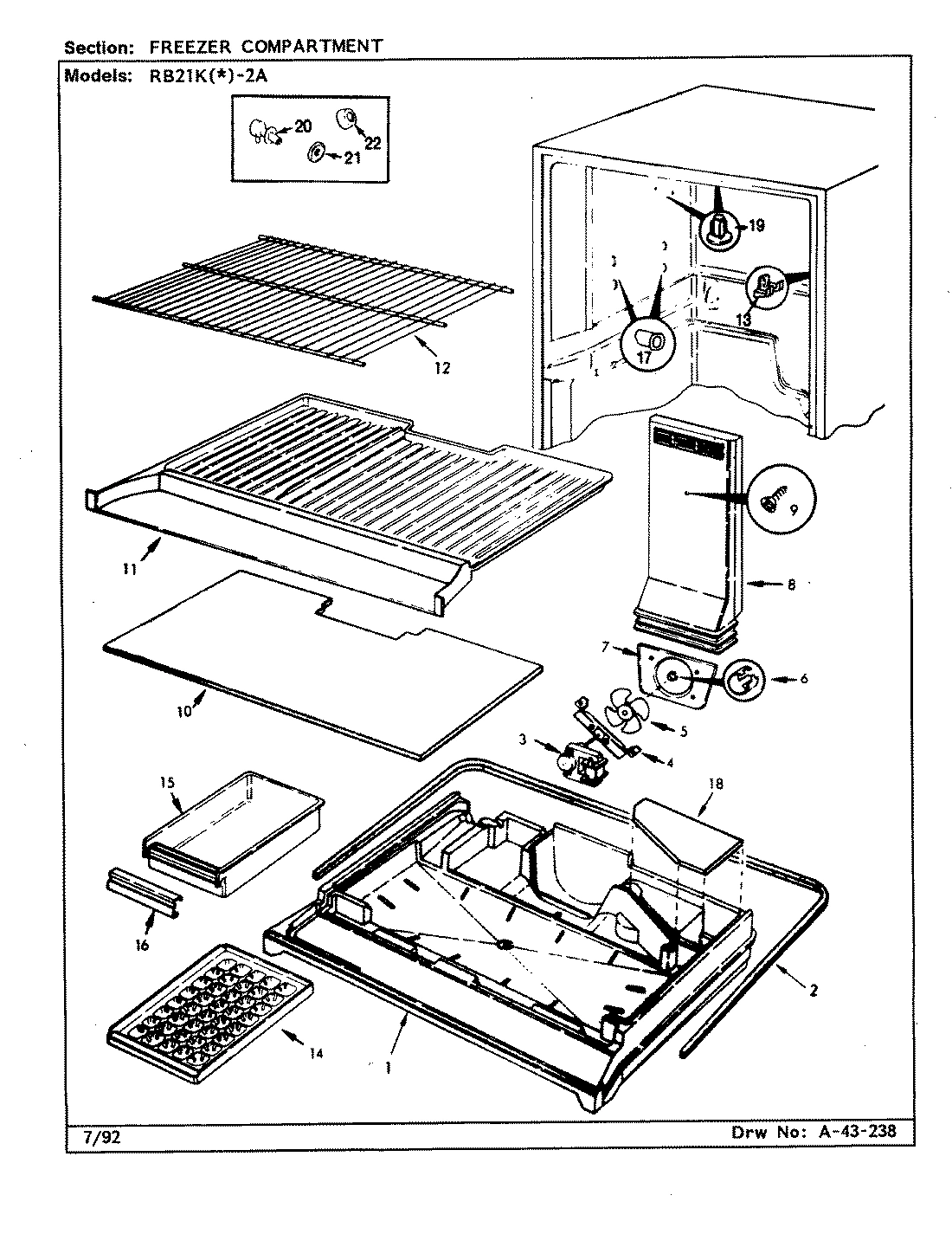 01 - FREEZER COMPARTMENT