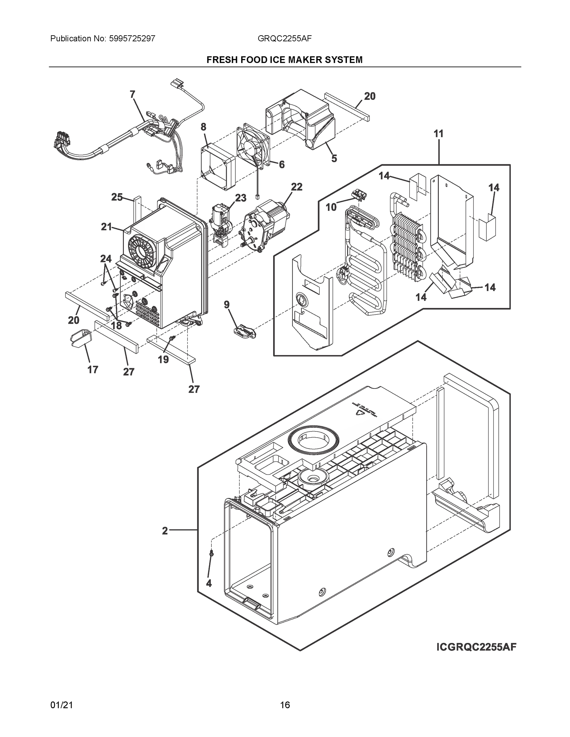 09 - FRESH FOOD ICE MAKER SYSTEM