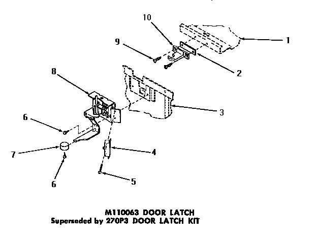 09 - M110063 DOOR LATCH