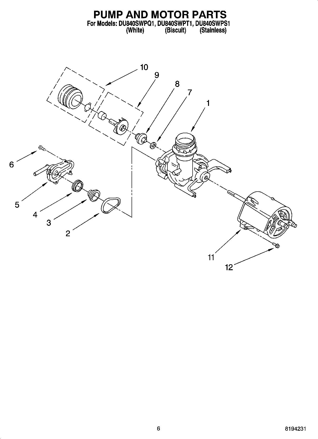 05 - PUMP AND MOTOR PARTS