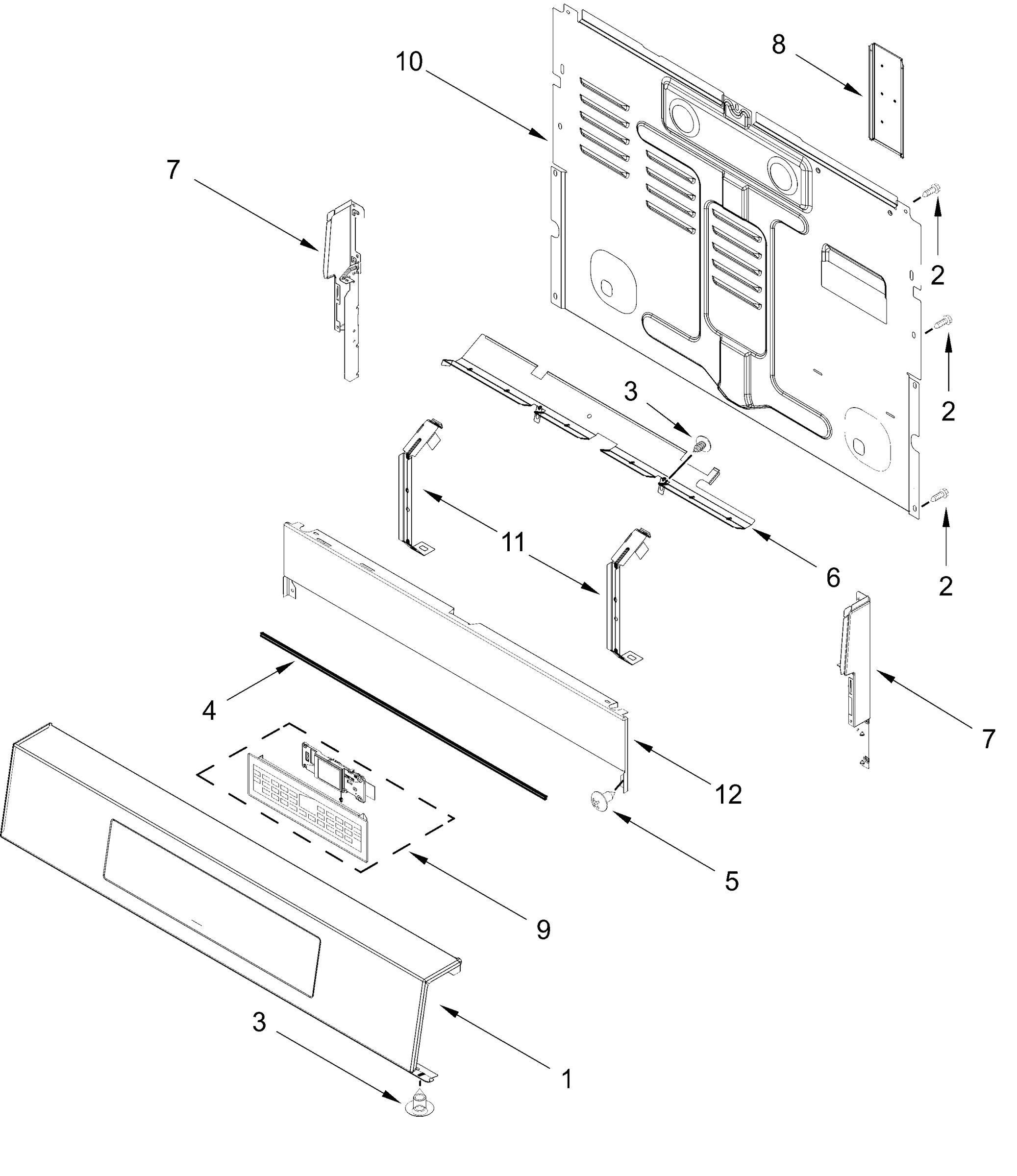 CONTROL PANEL PARTS