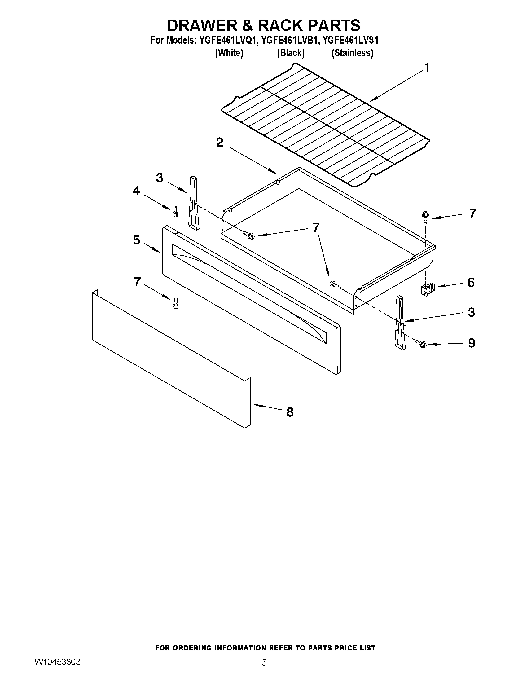 04 - DRAWER & RACK PARTS