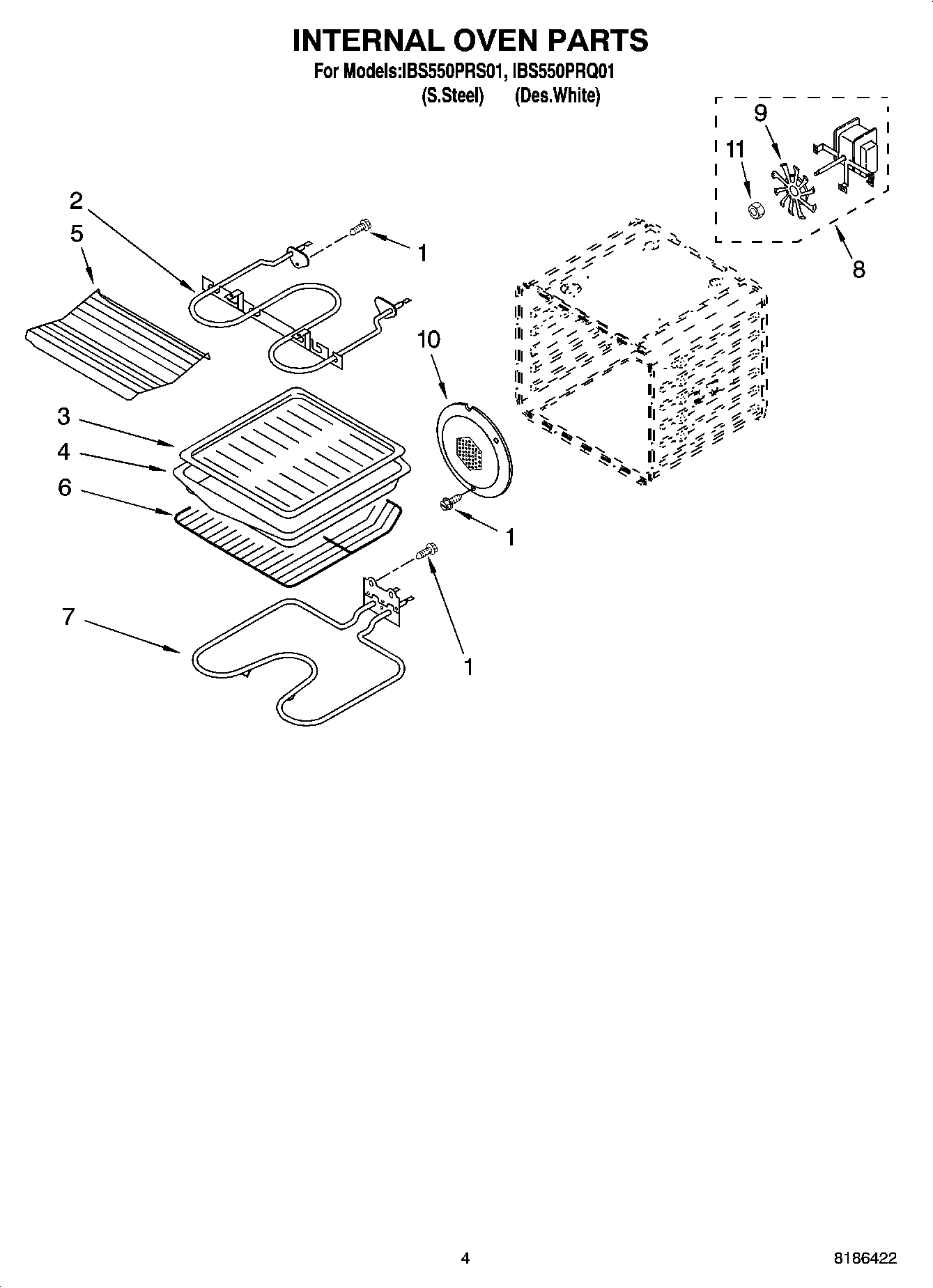 03 - INTERNAL OVEN PARTS