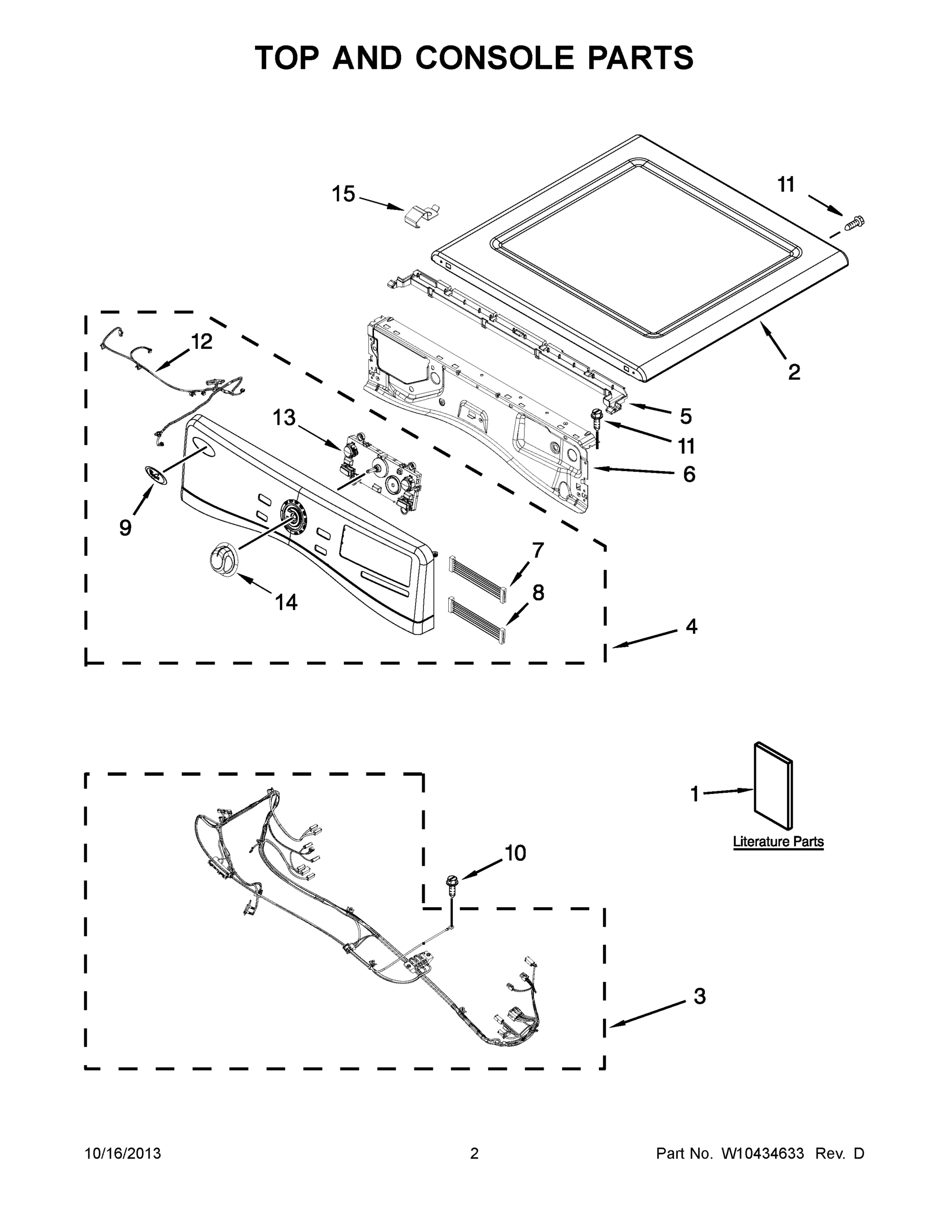 02 - TOP AND CONSOLE PARTS