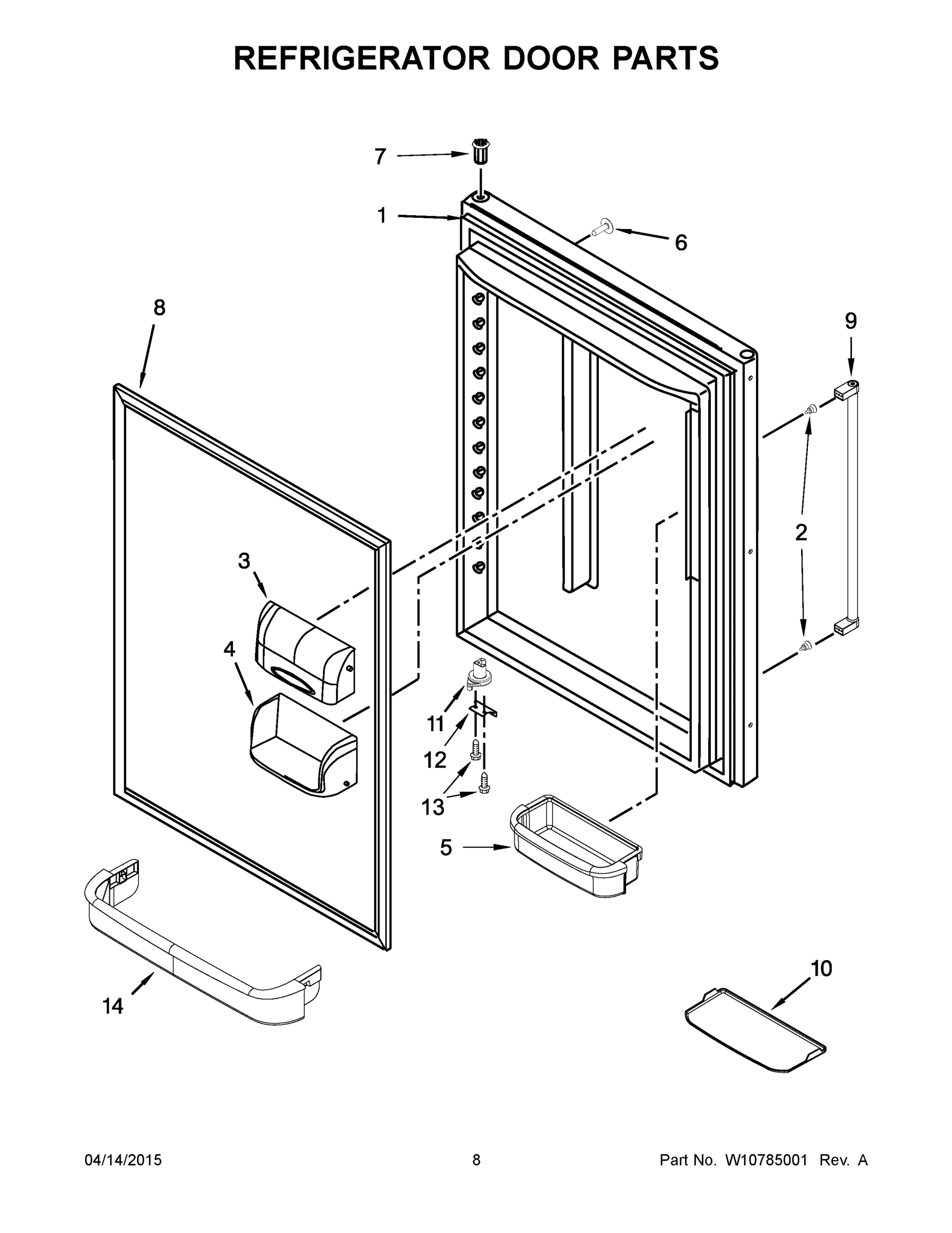 05 - REFRIGERATOR DOOR PARTS