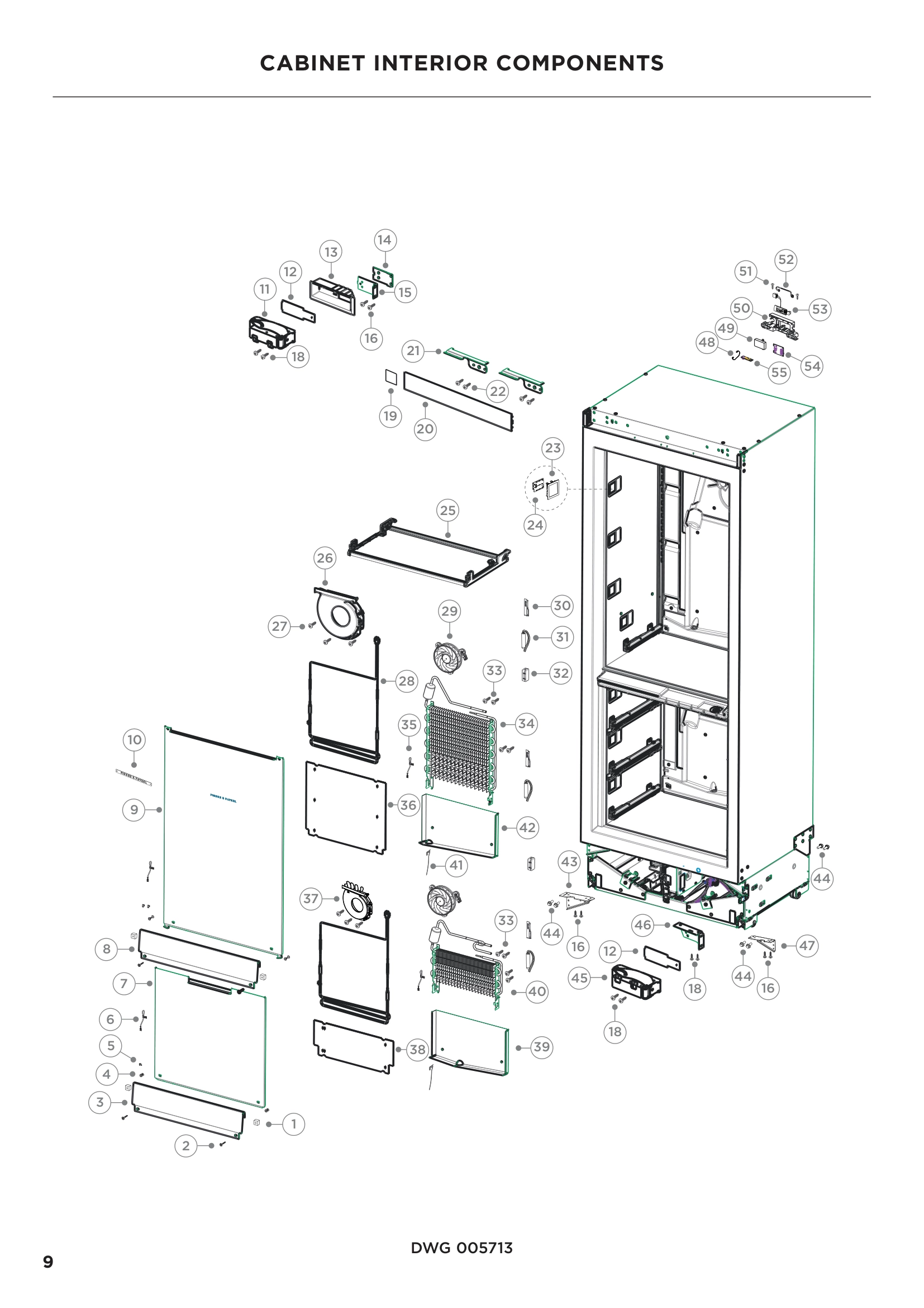 CABINET INTERIOR COMPONENTS