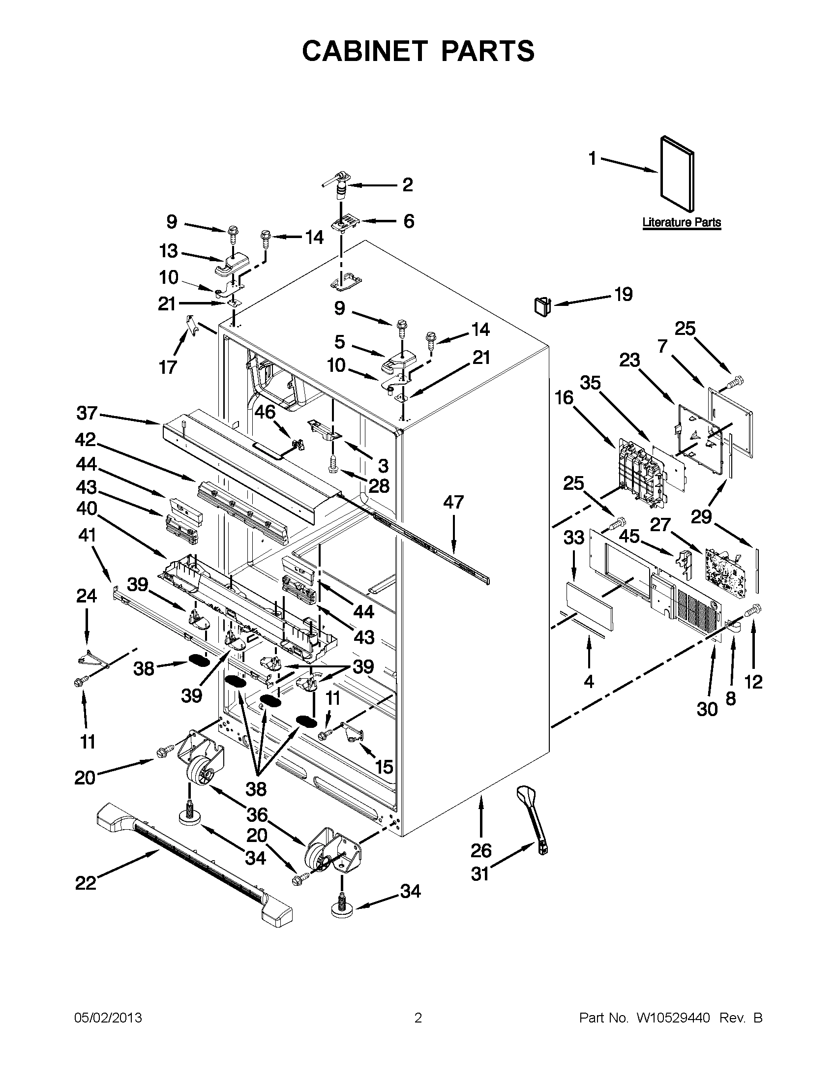 01 - CABINET PARTS