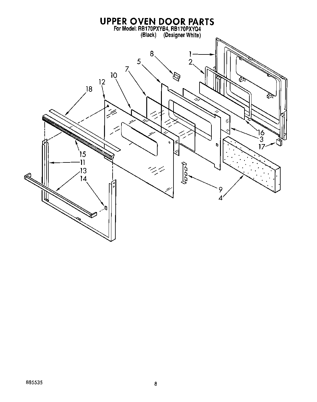04 - UPPER OVEN DOOR