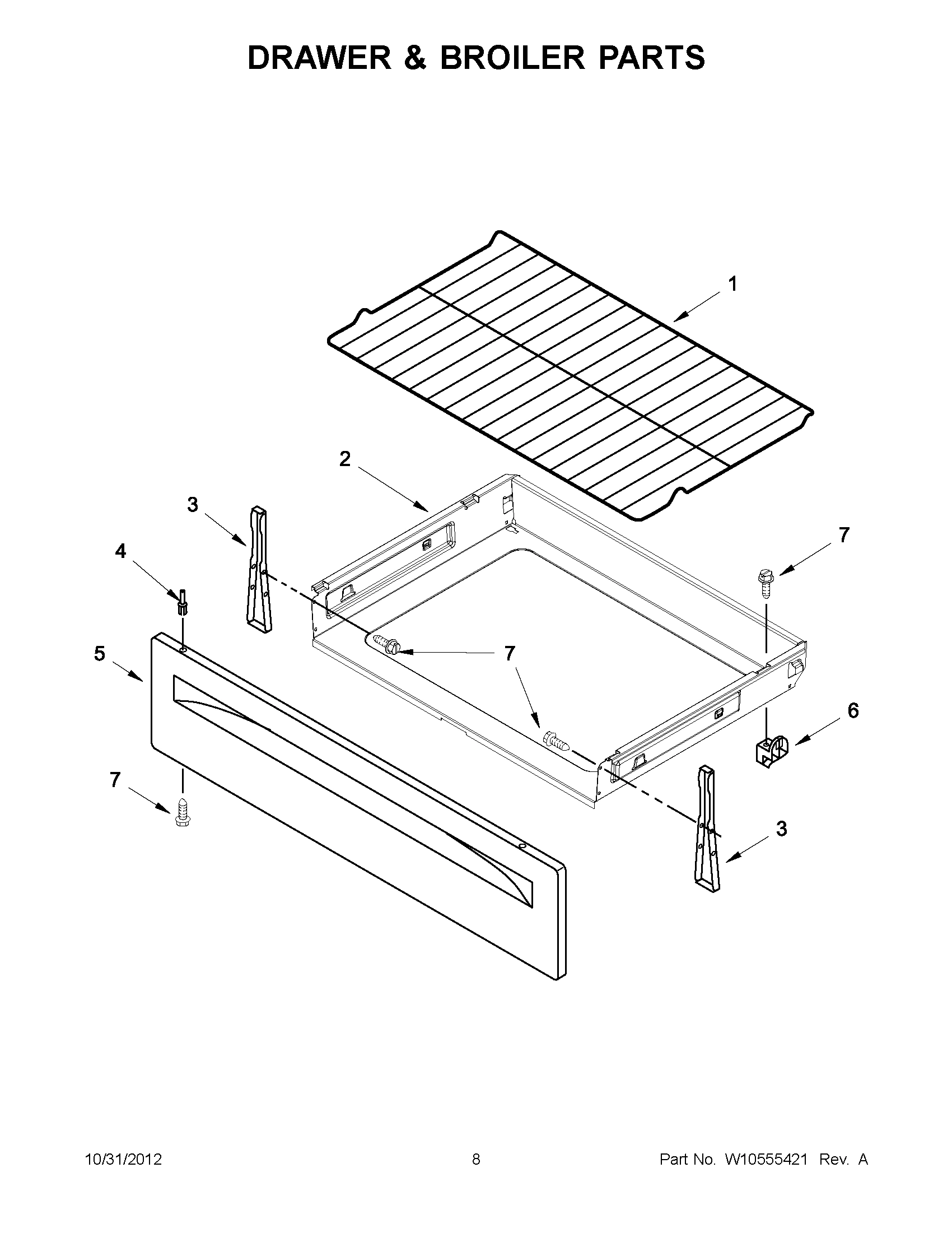 04 - DRAWER & BROILER PARTS