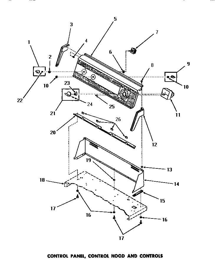 09 - CONTROL PANEL, CONTROL HOOD & CONTROLS