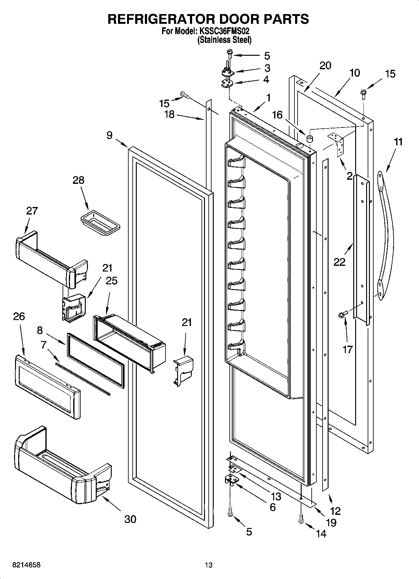 09 - REFRIGERATOR DOOR PARTS