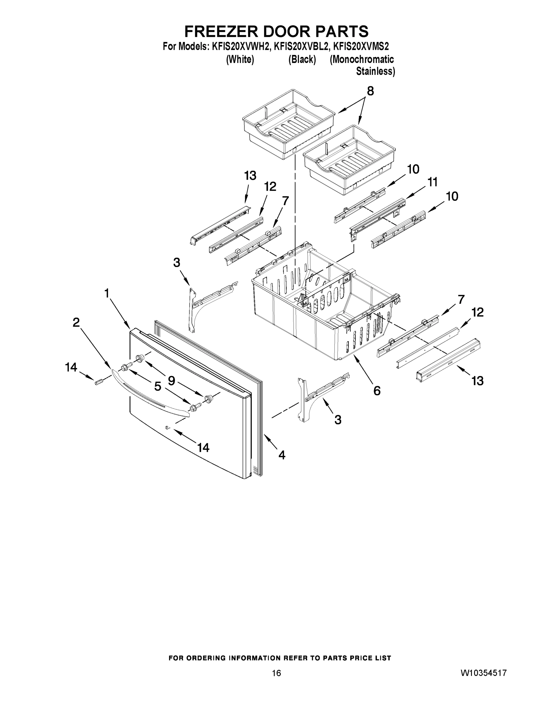 09 - FREEZER DOOR PARTS