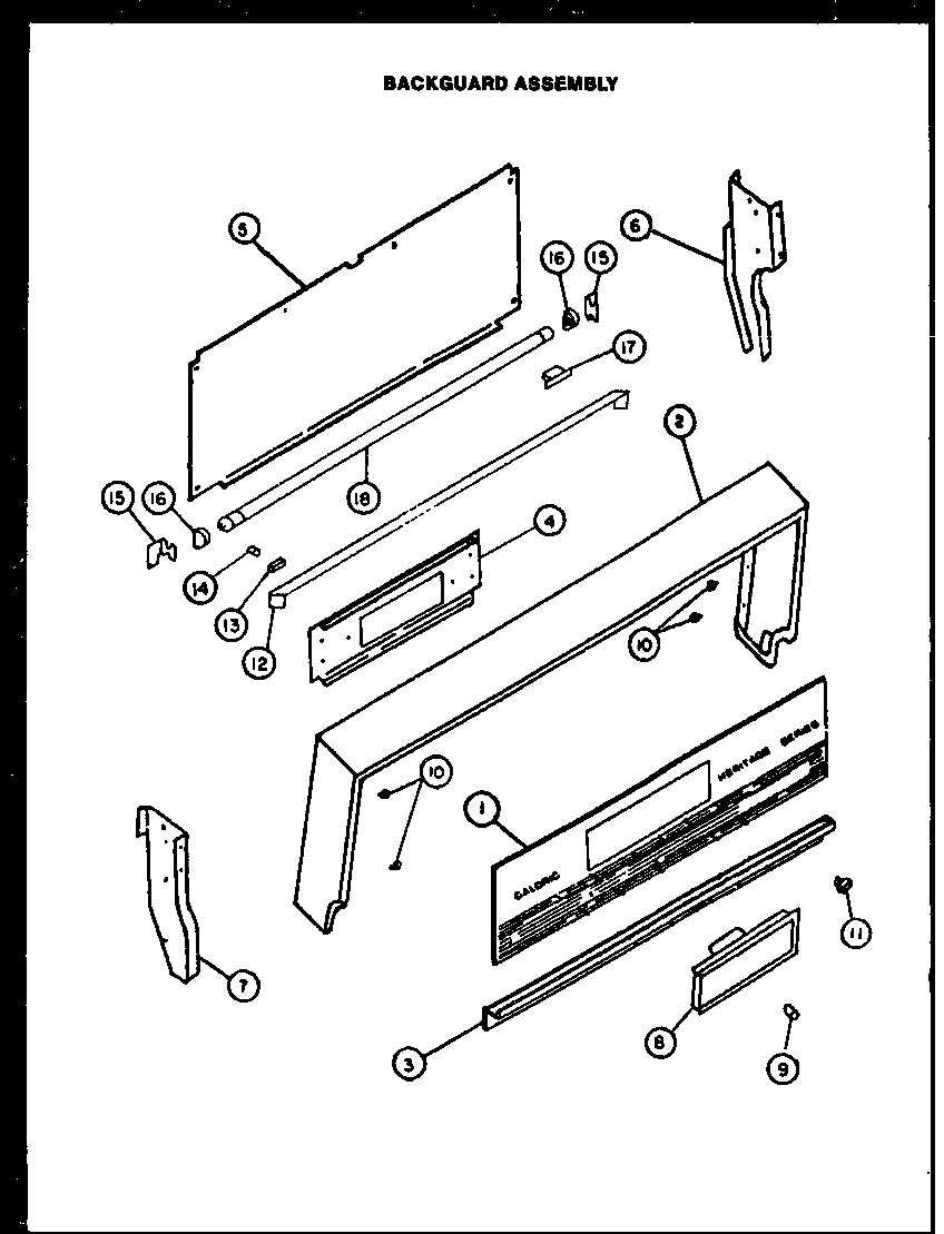 01 - BACKGUARD ASSY