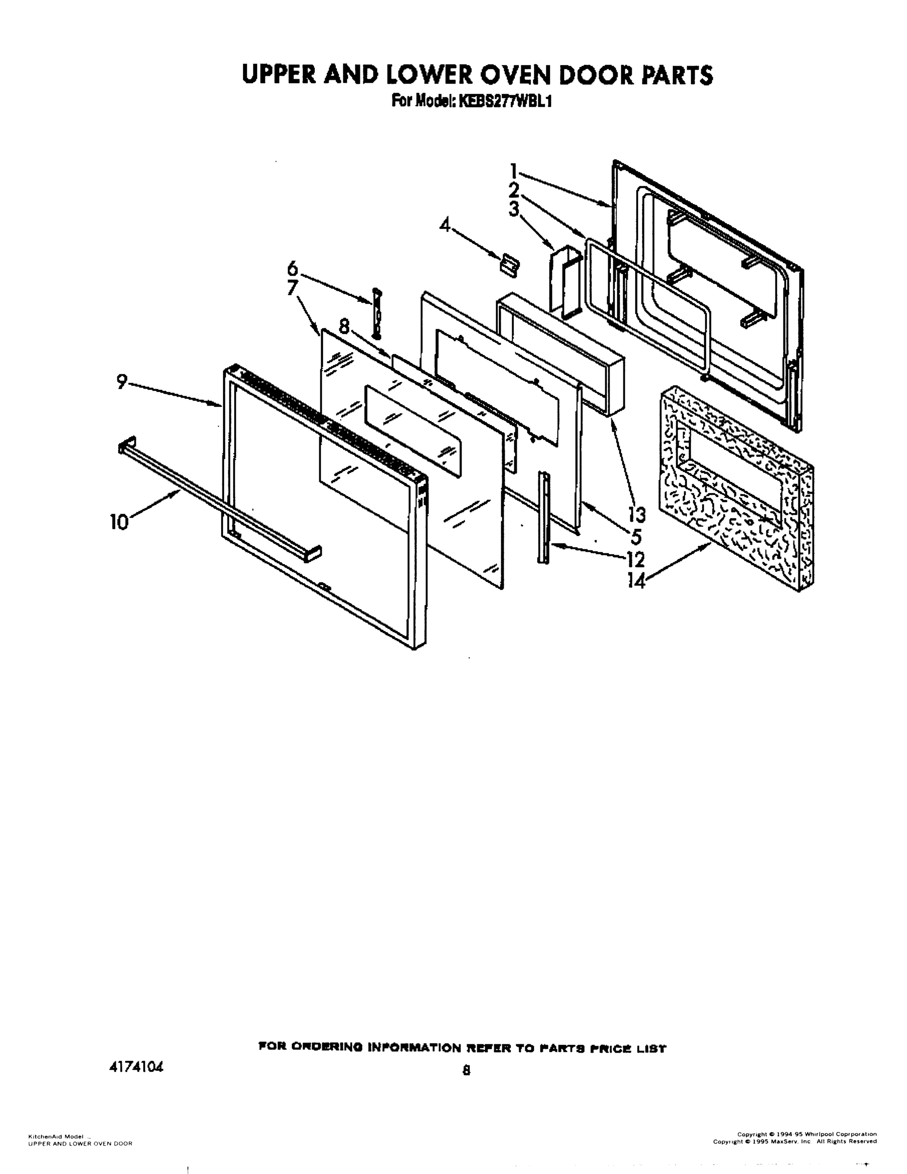 06 - UPPER AND LOWER OVEN DOOR