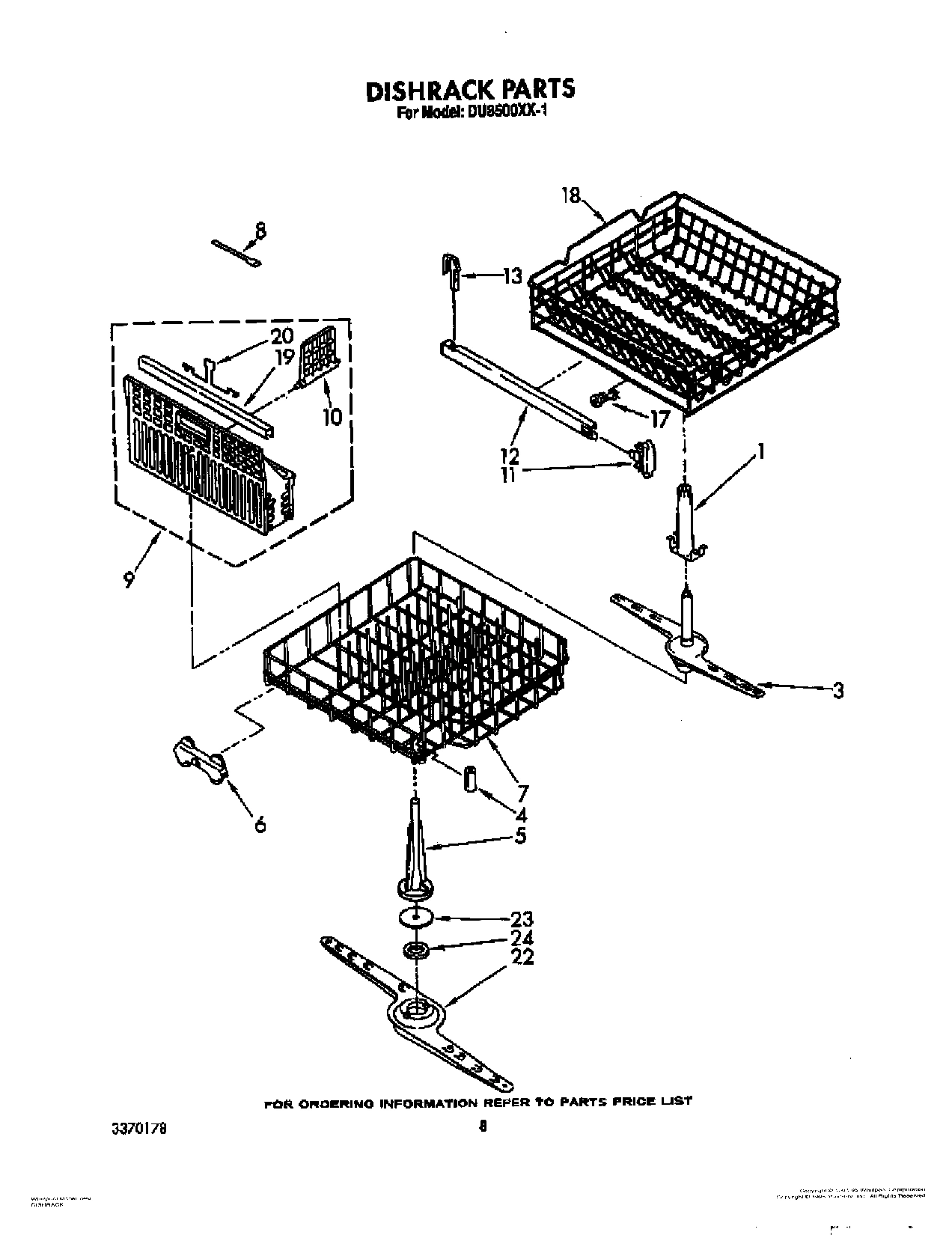06 - DISHRACK, LIT/OPTIONAL