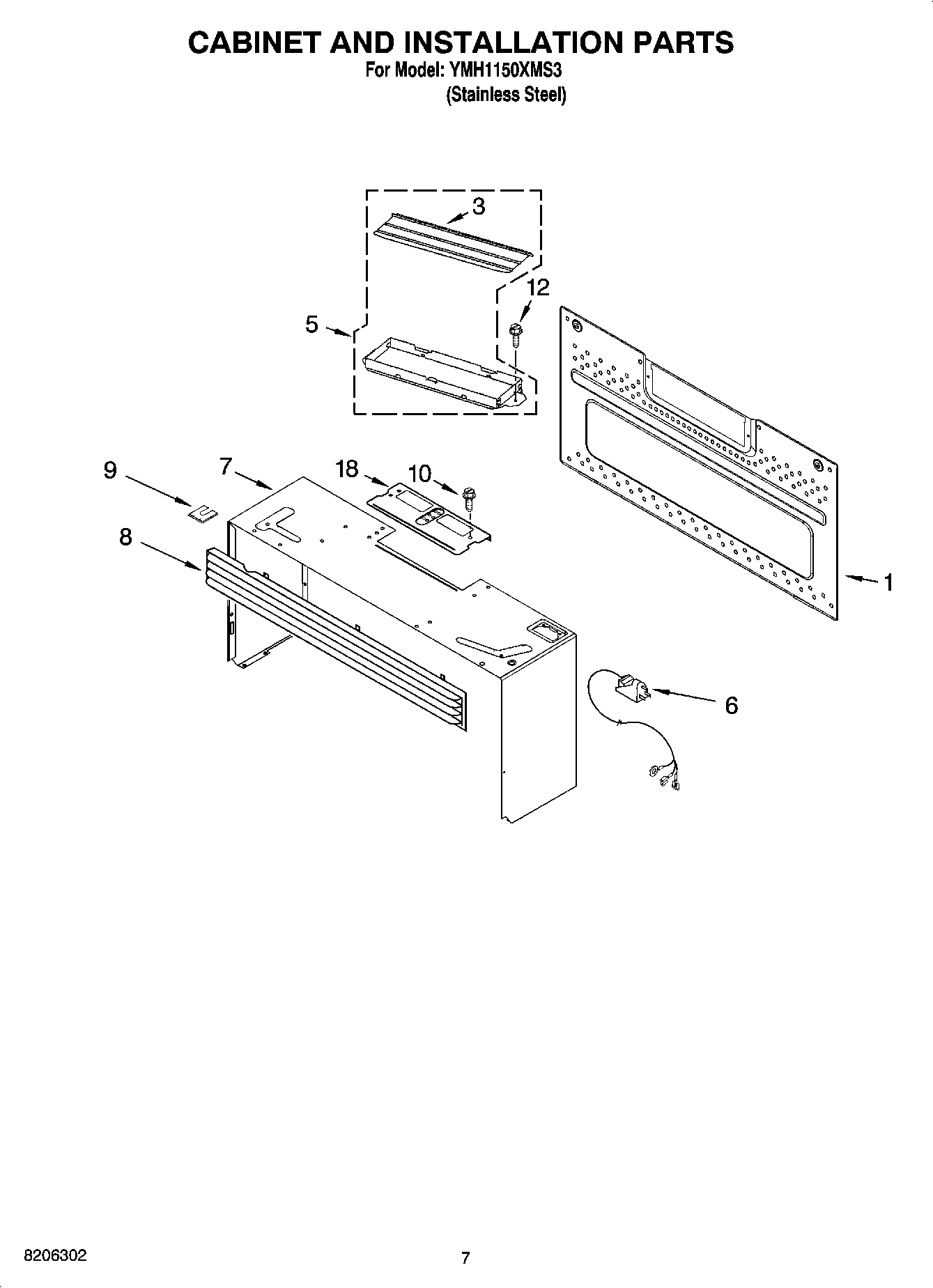 06 - CABINET AND INSTALLATION PARTS
