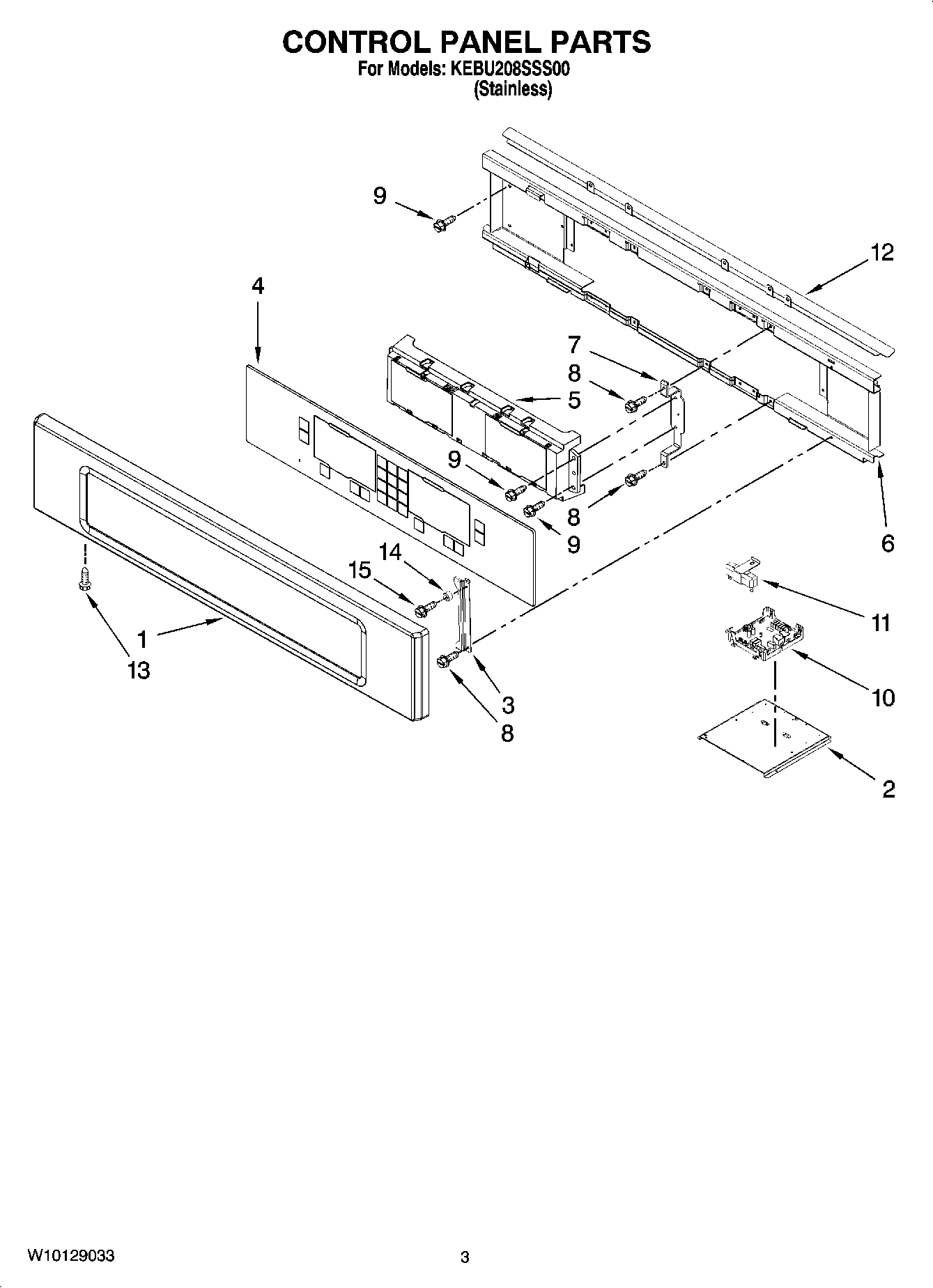 02 - CONTROL PANEL PARTS