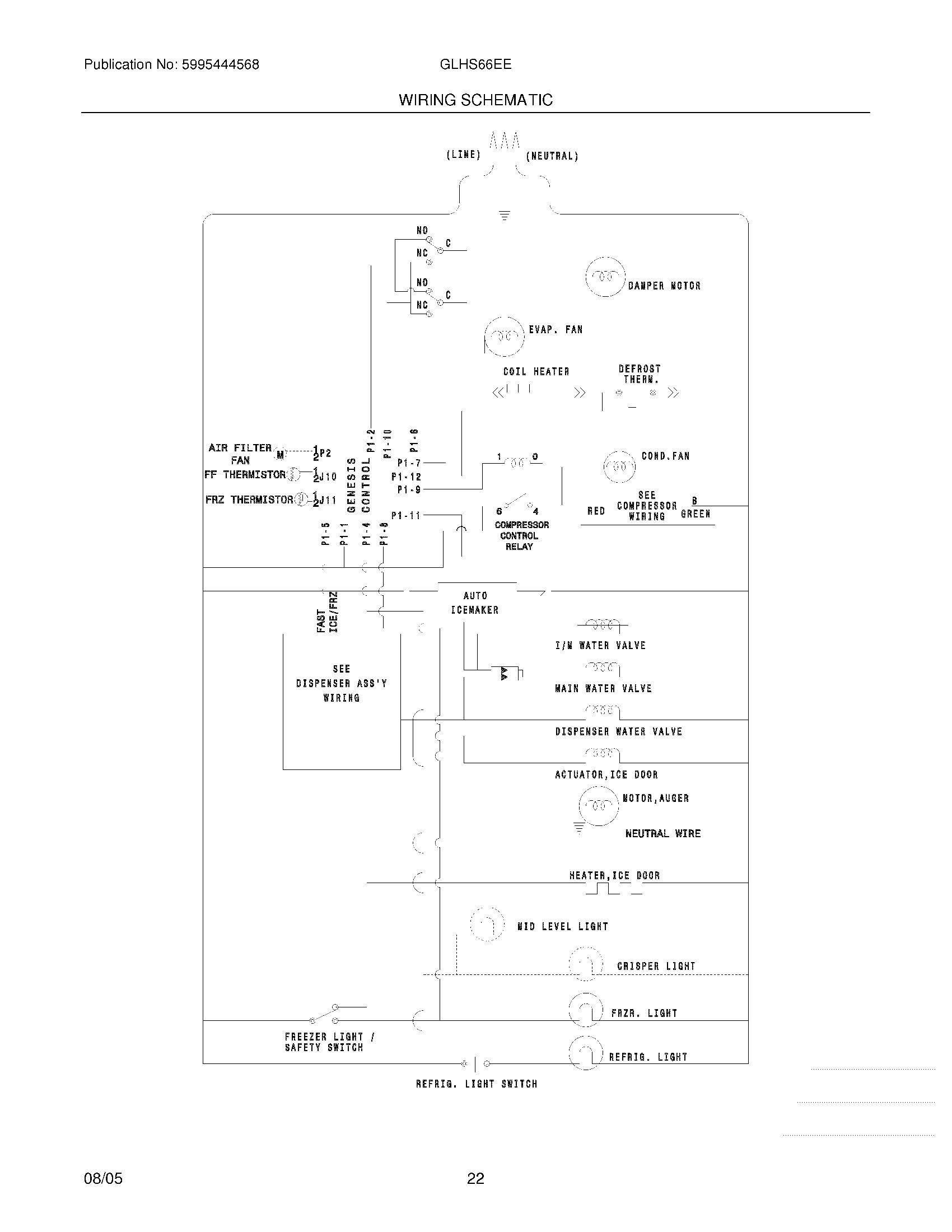 22 - WIRING SCHEMATIC
