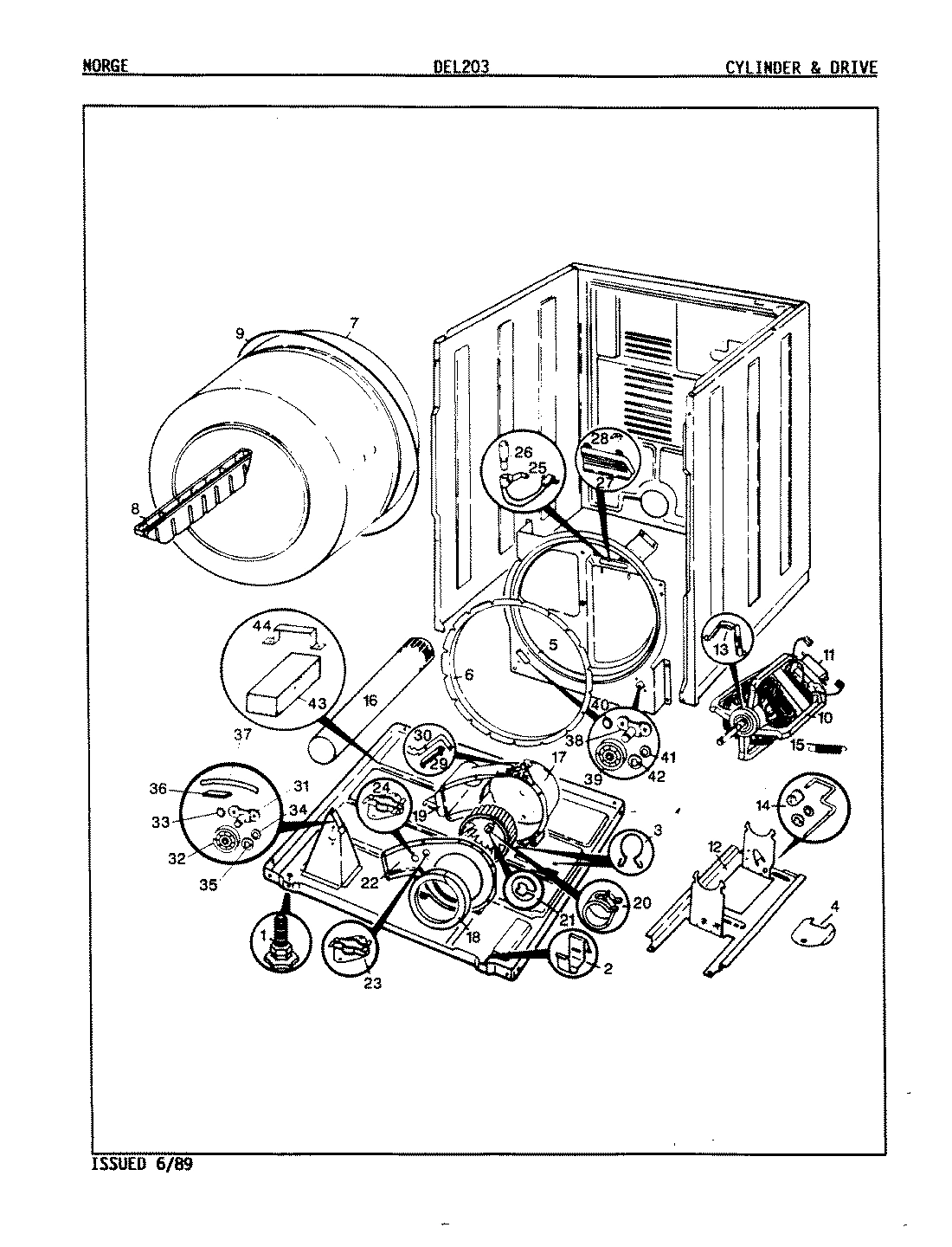 03 - CYLINDER & DRIVE (REV. A-D)