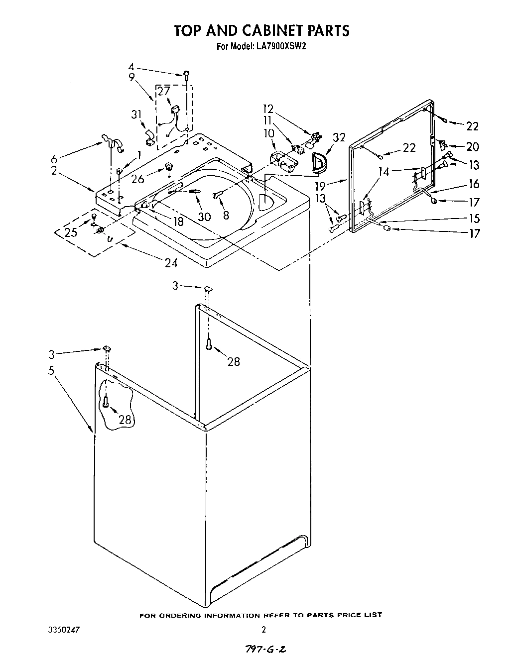 02 - TOP AND CABINET , LITERATURE AND OPTIONAL